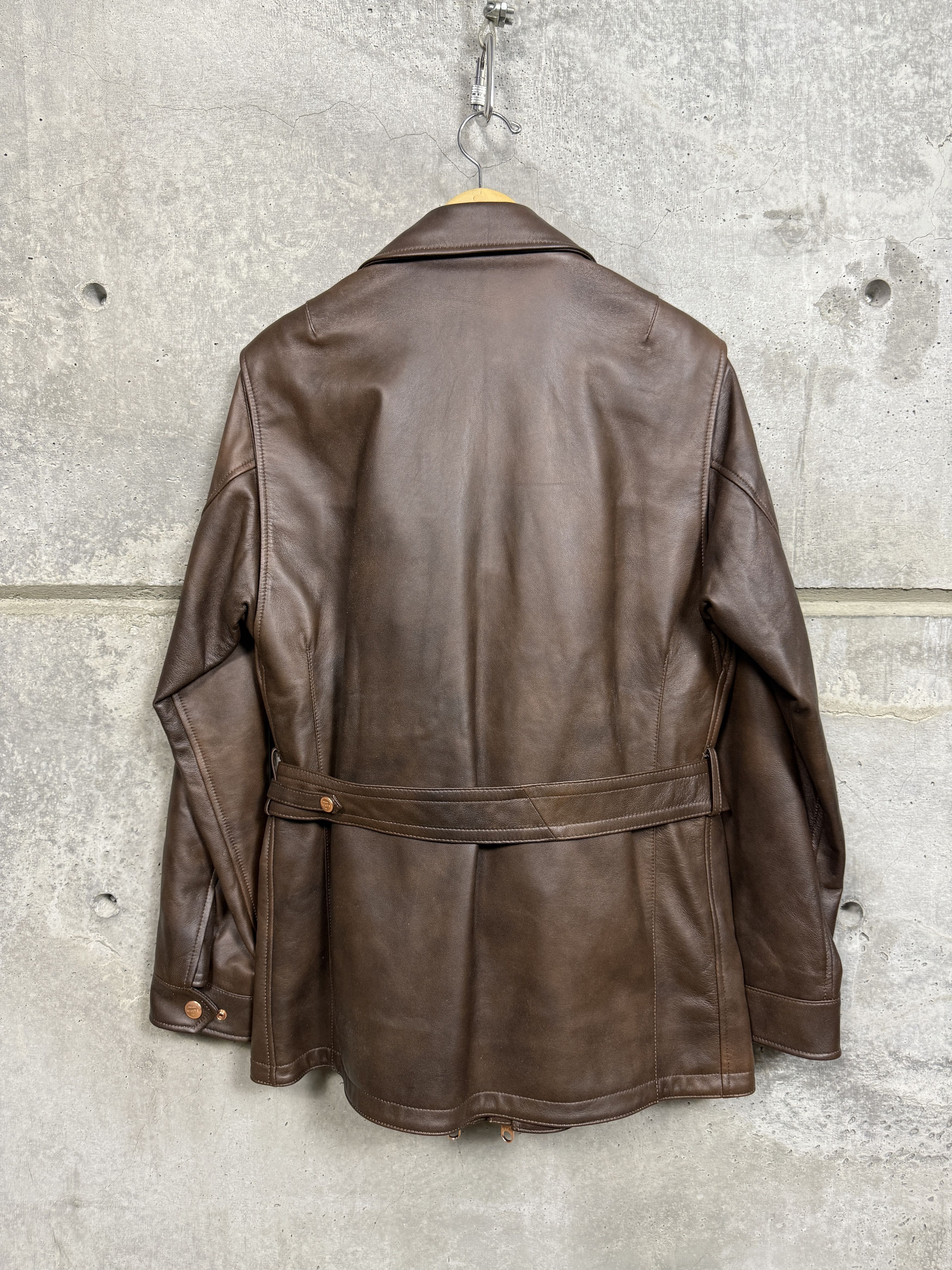 Private White V.C. $3000 Private White V.C. "The Leather Twin Track" Jacket Size US M / EU 48-50 / 2 - 5 Thumbnail