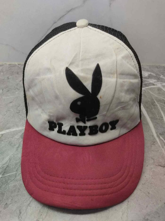 Playboy Vintage Playboy Trucker Hat Cap Size ONE SIZE - 2 Thumbnail