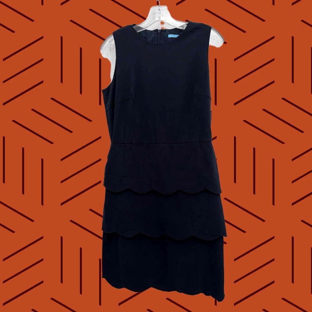 J.McLaughlin J Mclaughlin Navy Knee Length Sleeveless Dress 10 Regular Size L / US 10 / IT 46 - 1 Thumbnail