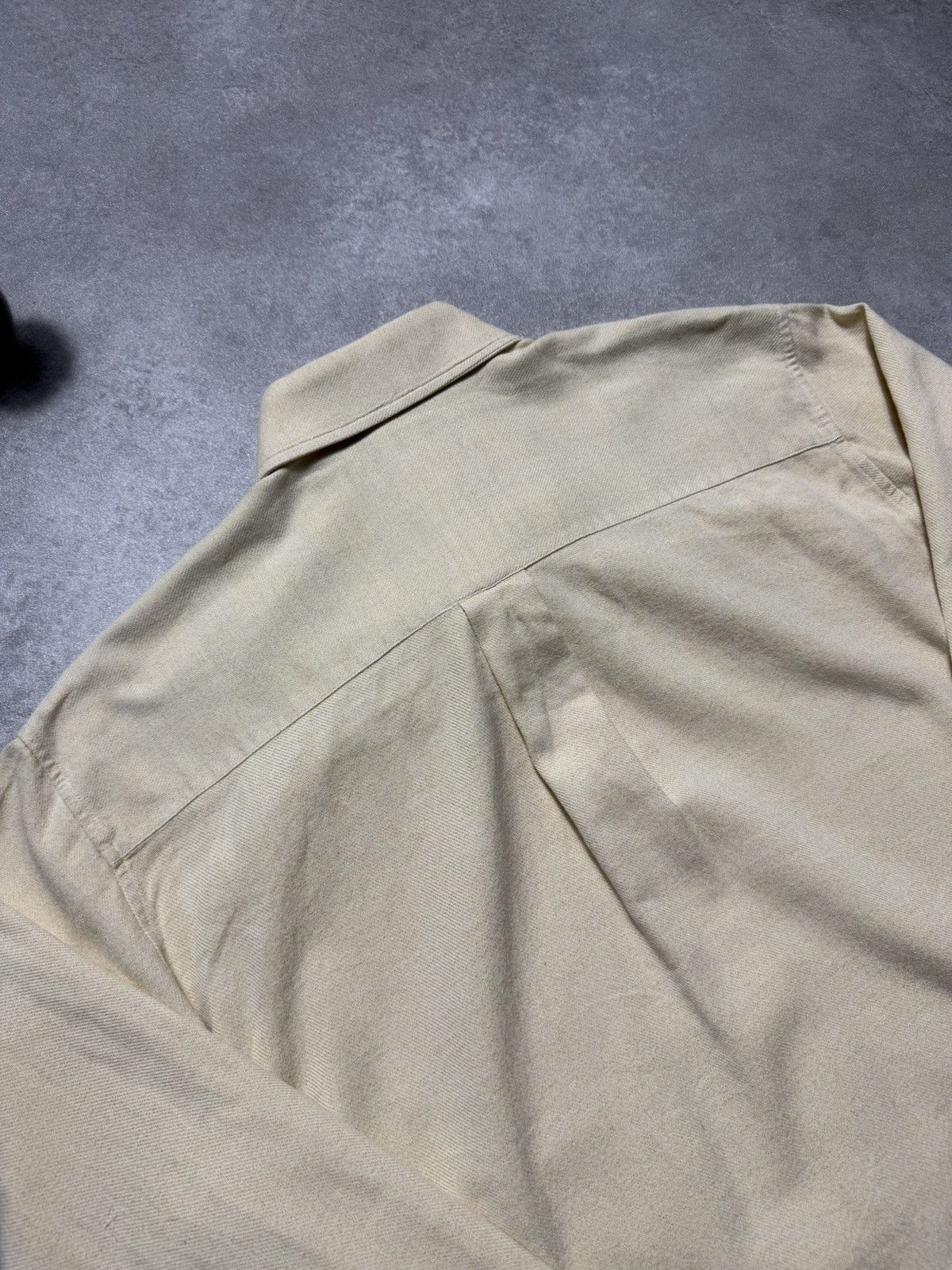 Burberry × Vintage Burberry Shirt Beige Vintage 90s Oversize Fit Elegance Size US L / EU 52-54 / 3 - 9 Thumbnail