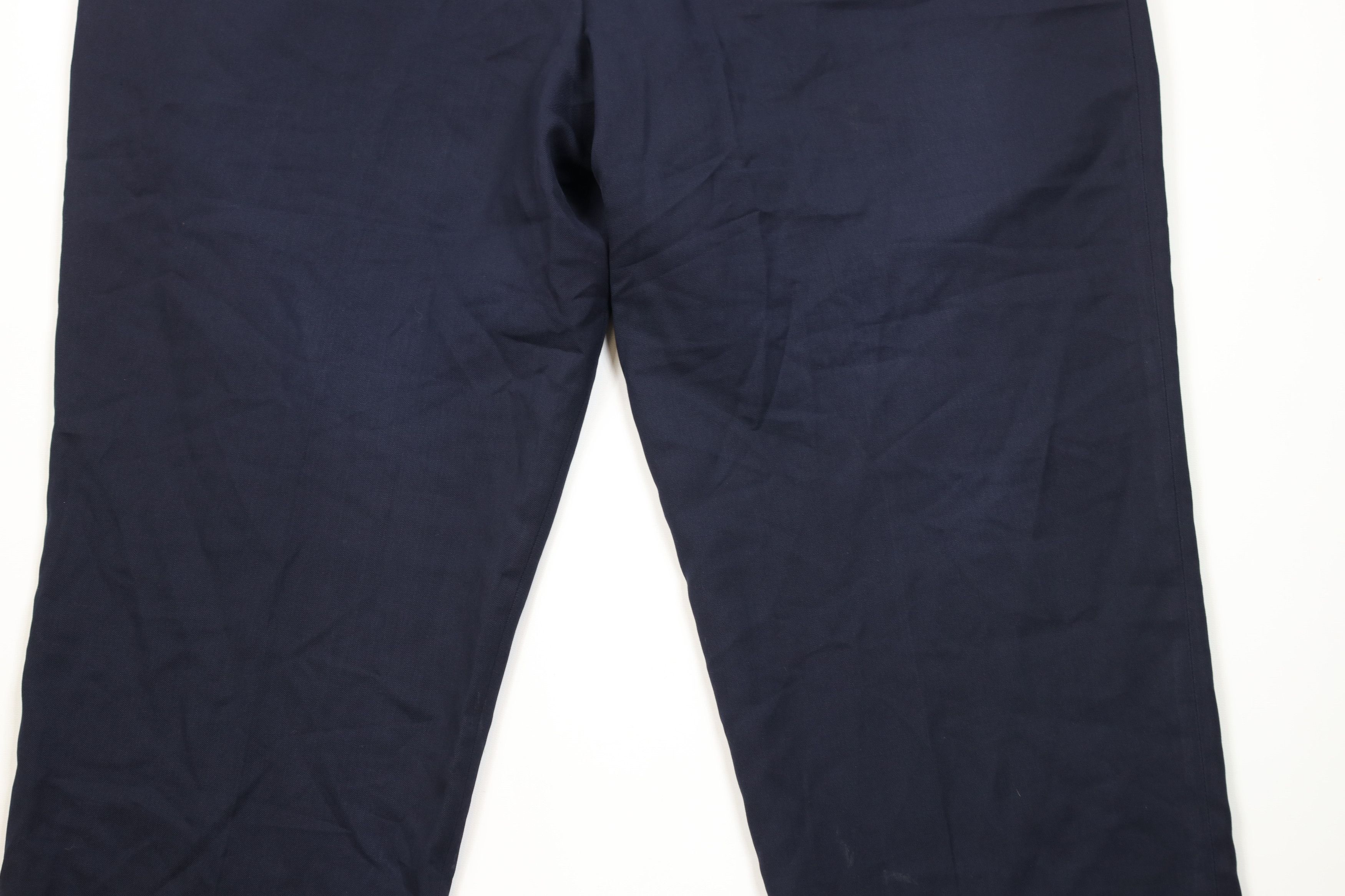 Vintage Vintage 90s Worsted Wool Blend Wide Leg Chino Pants USA Size US 44 / EU 60 - 14 Thumbnail