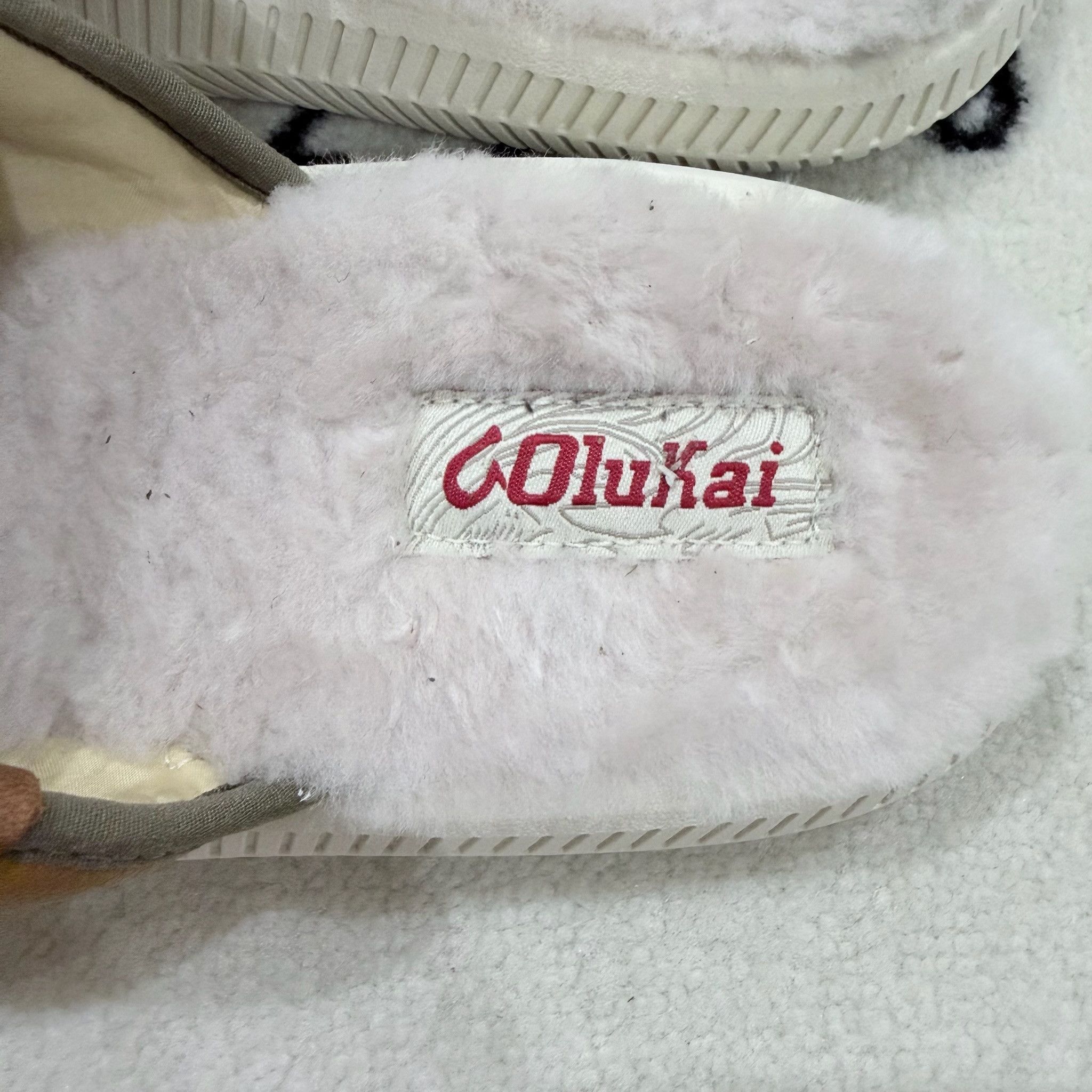 Olukai Olukai Mua’Ili Leather Slippers Shearling Lining Mule Size US 9 / EU 42 - 6 Thumbnail