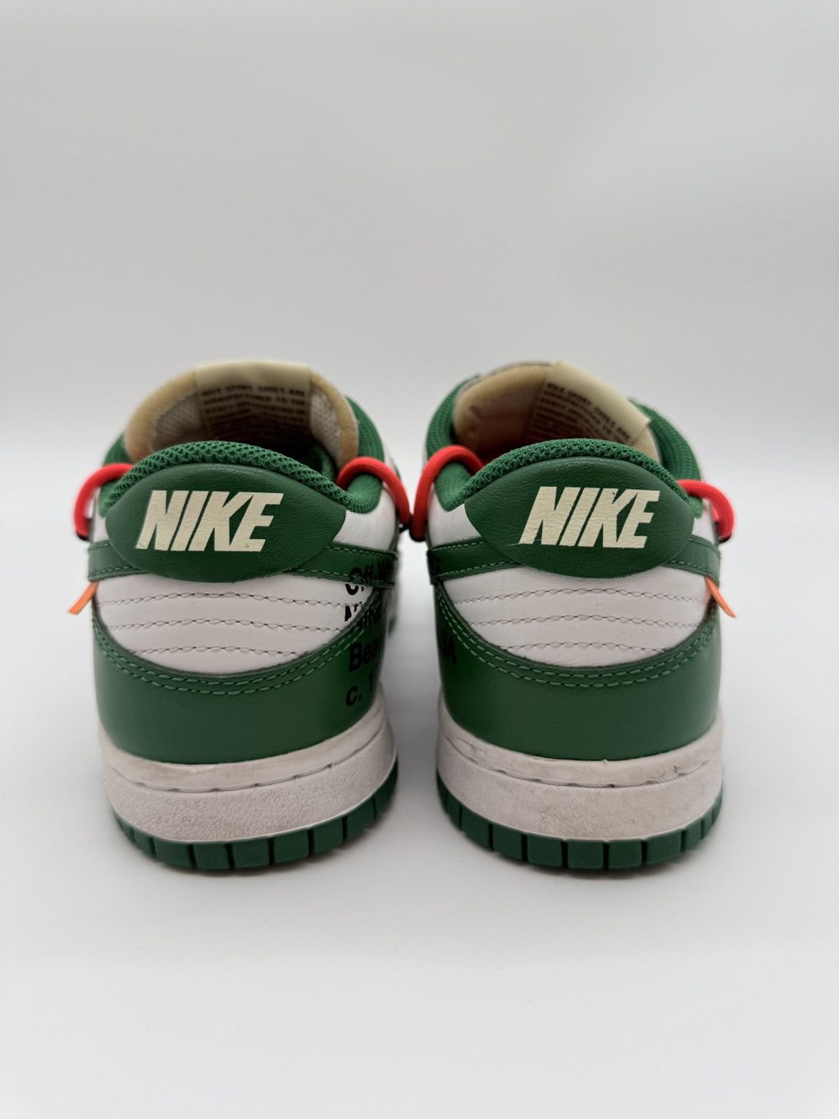 Nike × Off-White Nike Off-White Dunk Low Pine Green EU 36,5 Size US 5.5 / IT 35.5 - 4 Thumbnail