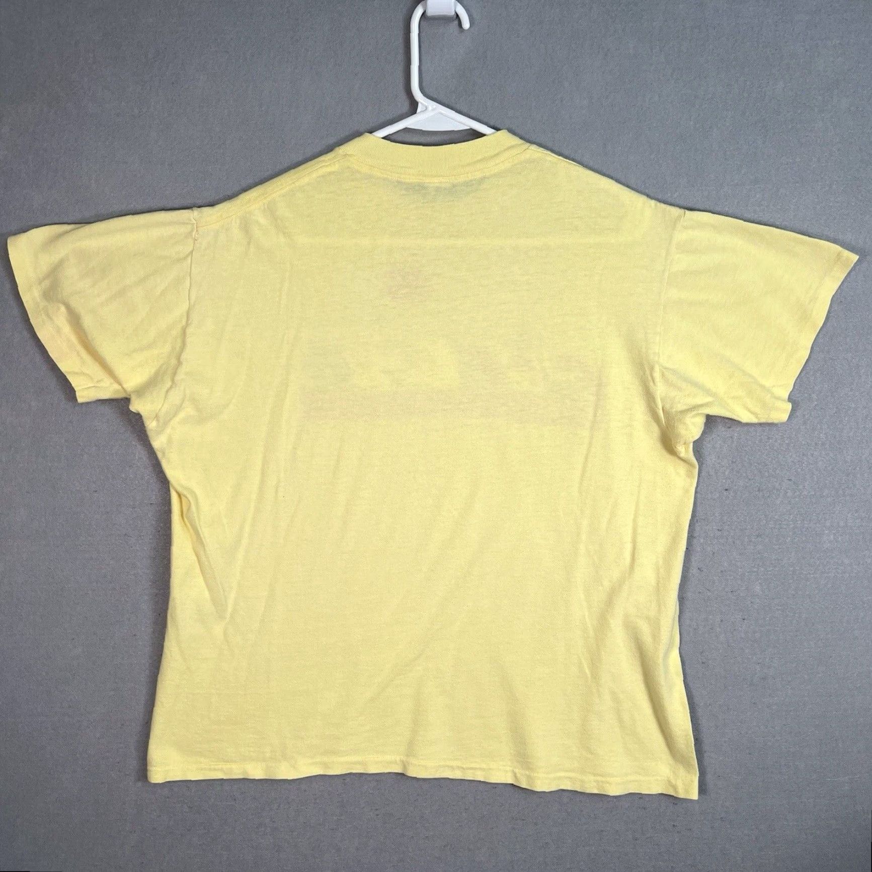 Jockey VINTAGE Can Am Road American Racing 1982 T Shirt Adult XL Yellow USA Made Mens XL Graphic Tee 1980s Sportswear/Beach Size US XL / EU 56 / 4 - 6 Thumbnail