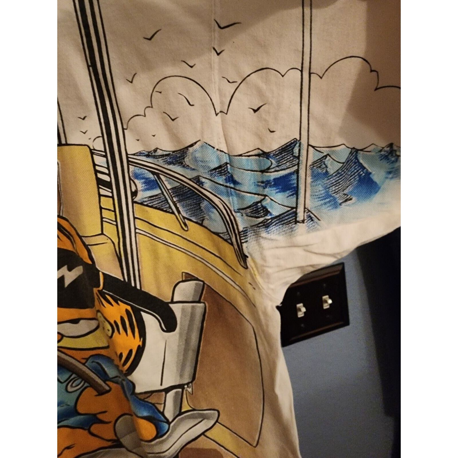 Fruit Of The Loom VTG 90’s Garfield Fishing Odie Double-sided T Shirt Men’s XL Size US XL / EU 56 / 4 - 5 Thumbnail
