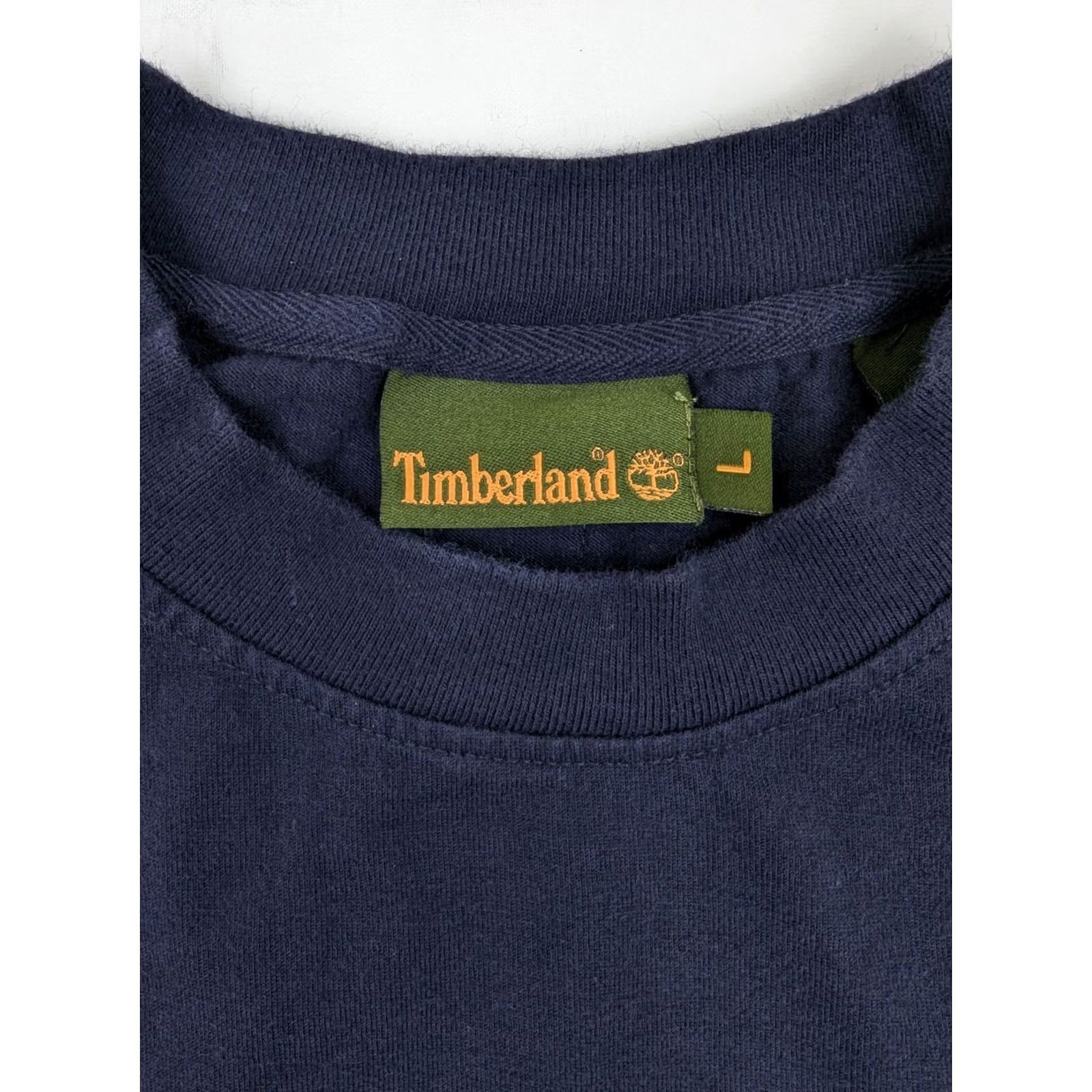 Timberland Vtg Timberland Long Sleeve Crew Neck Men L Navy Blue Gold Embroider Spellout 90s Retro Vintage Logo T-Shirt Shirt Size US L / EU 52-54 / 3 - 3 Thumbnail