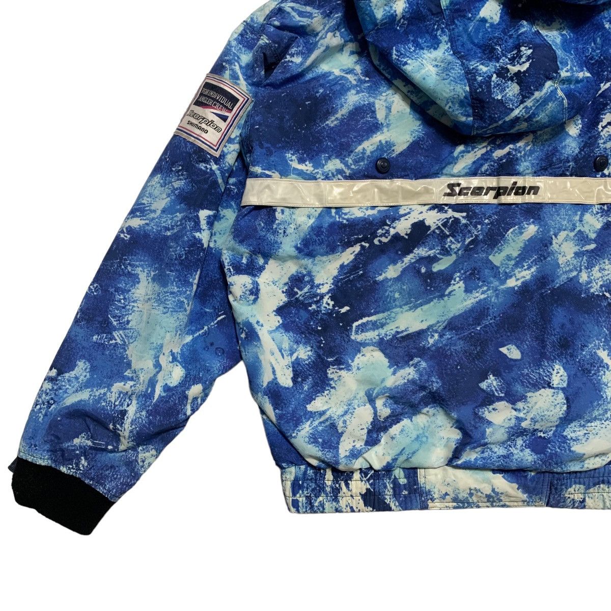 Japanese Brand Scorpion Shimano Tie Dye Skiwear Jacket Size US L / EU 52-54 / 3 - 8 Thumbnail