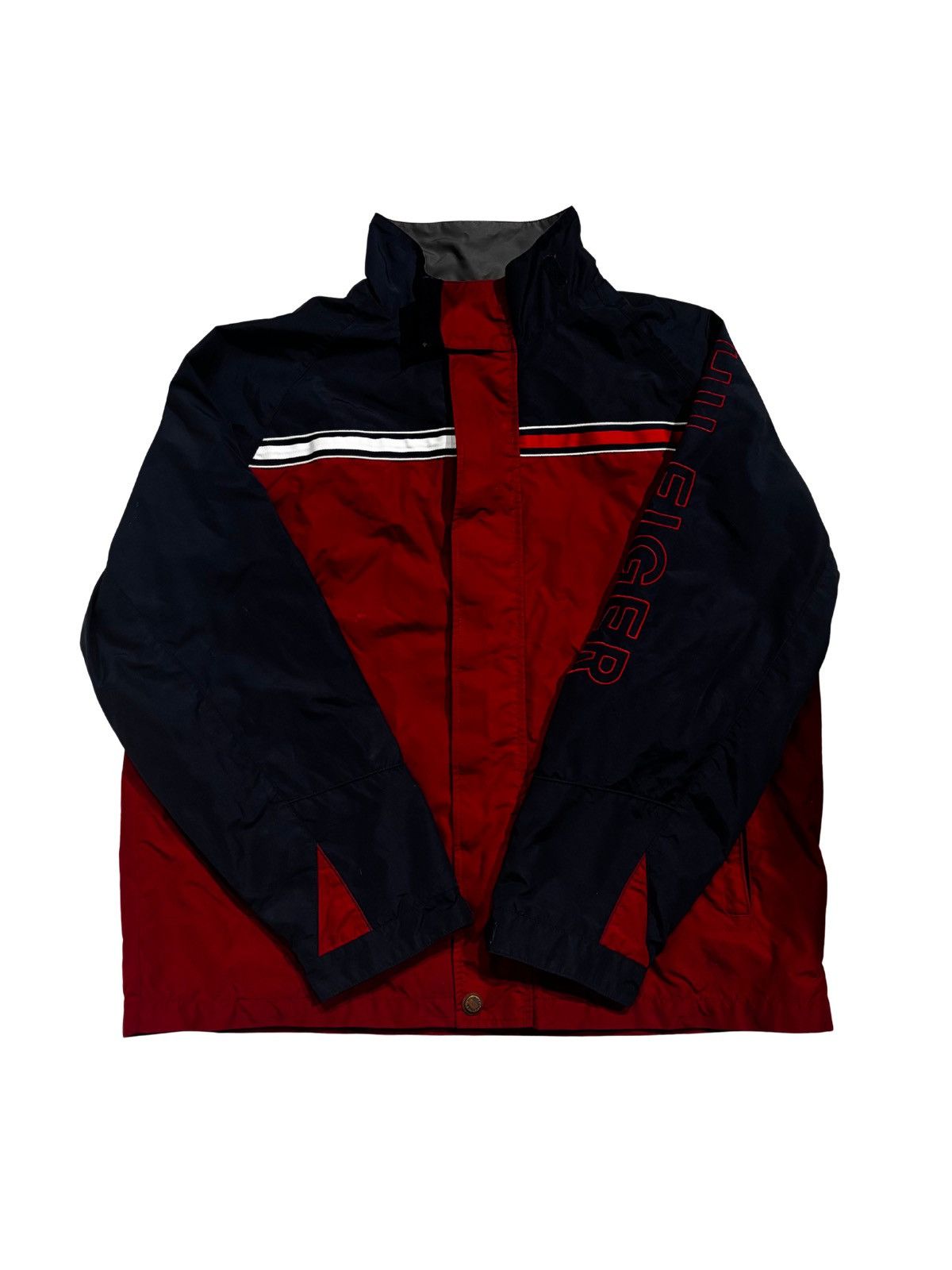 Tommy Hilfiger Men’s windbreaker jacket.mj0309 Size US L / EU 52-54 / 3 - 1 Thumbnail