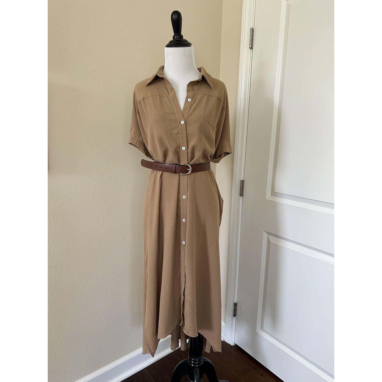 Other Button Down Beach Swim Shirt Dress Cover Up Oversized Size S Size S / US 4 / IT 40 - 3 Thumbnail