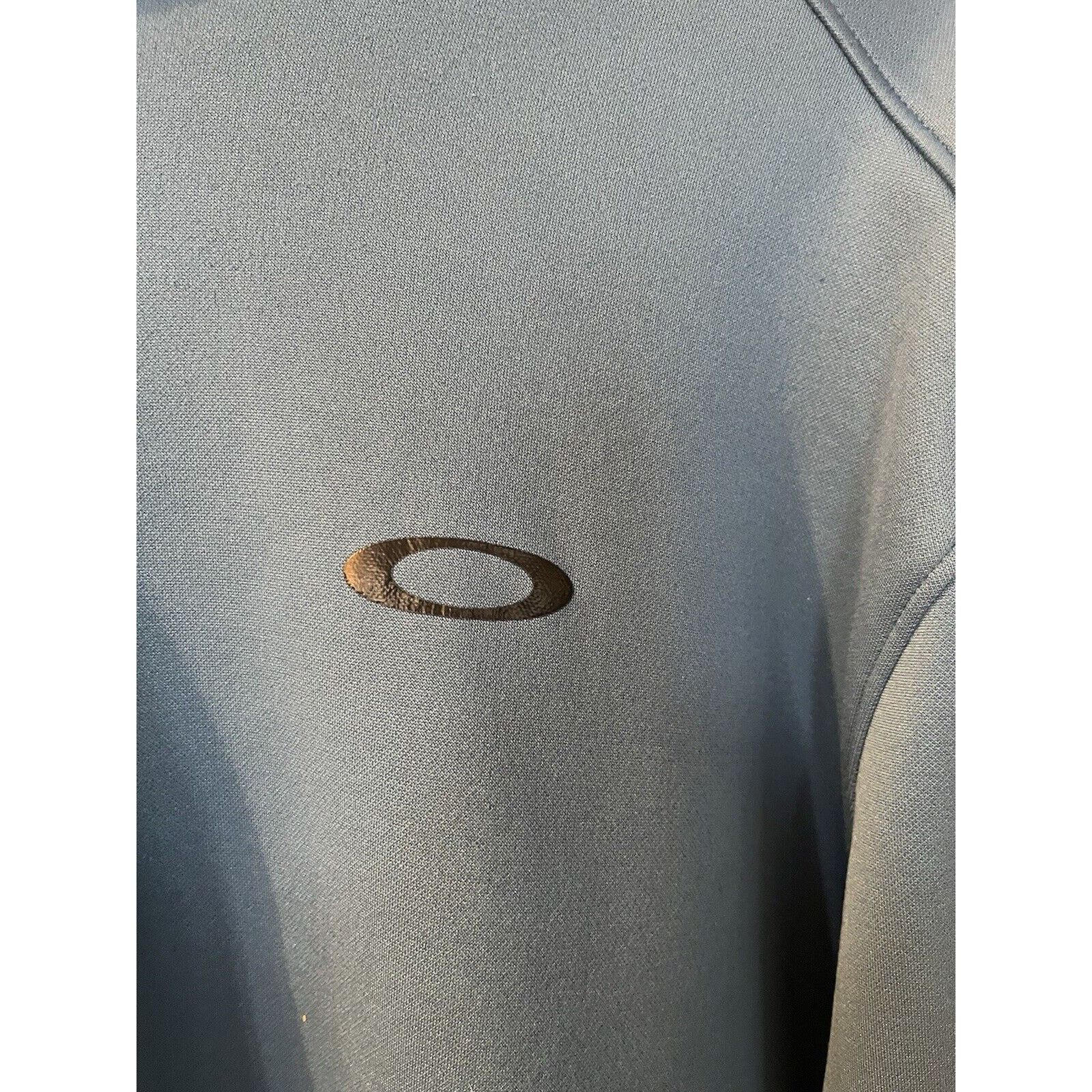 Oakley Oakley 1/4 Zip Pullover Long Sleeve. Mens XL Blue Size US XL / EU 56 / 4 - 2 Thumbnail