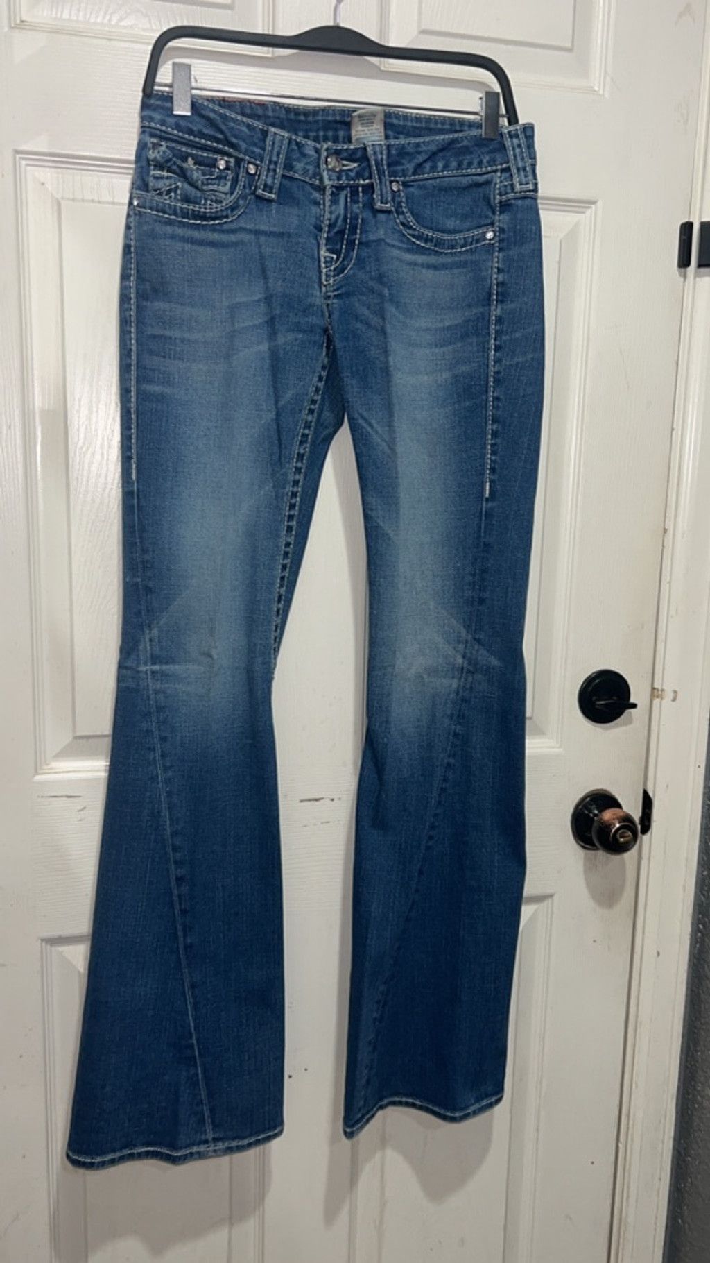 True Religion Women's True Religion Blue Flare Jeans Size 27 Size 27" / US 4 / IT 40 - 1 Thumbnail