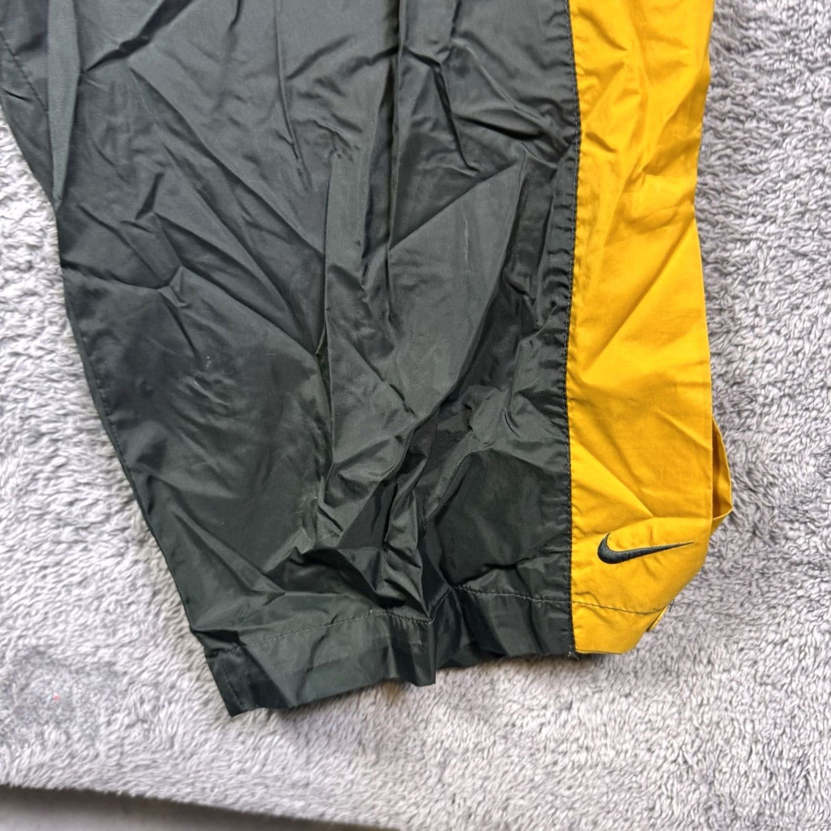 Nike 90s Basketball Track Pants - Nike Mens XL Fit - Sweatpants - Green - Polyester Size US 36 / EU 52 - 3 Thumbnail