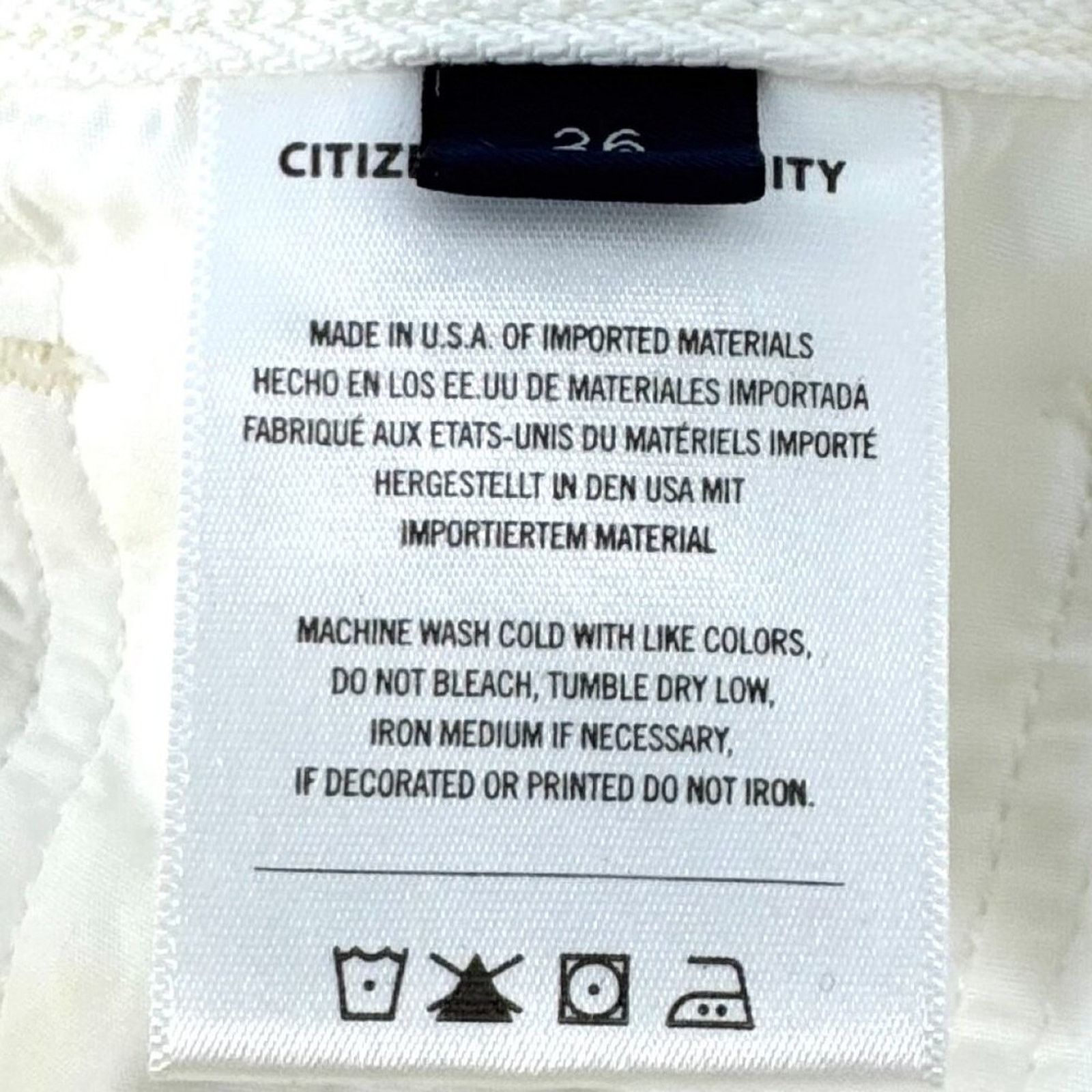 Citizens Of Humanity CItizens of Humanity Charlotte Straight Leg Jeans Cream 26 Size 26" / US 2 / IT 38 - 10 Thumbnail