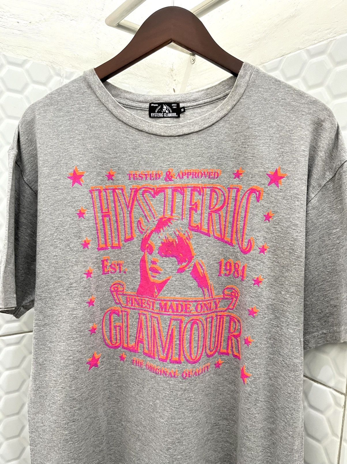 Hysteric Glamour Hysteric Glamour Glitch Girl Logo Tee Size US M / EU 48-50 / 2 - 2 Thumbnail