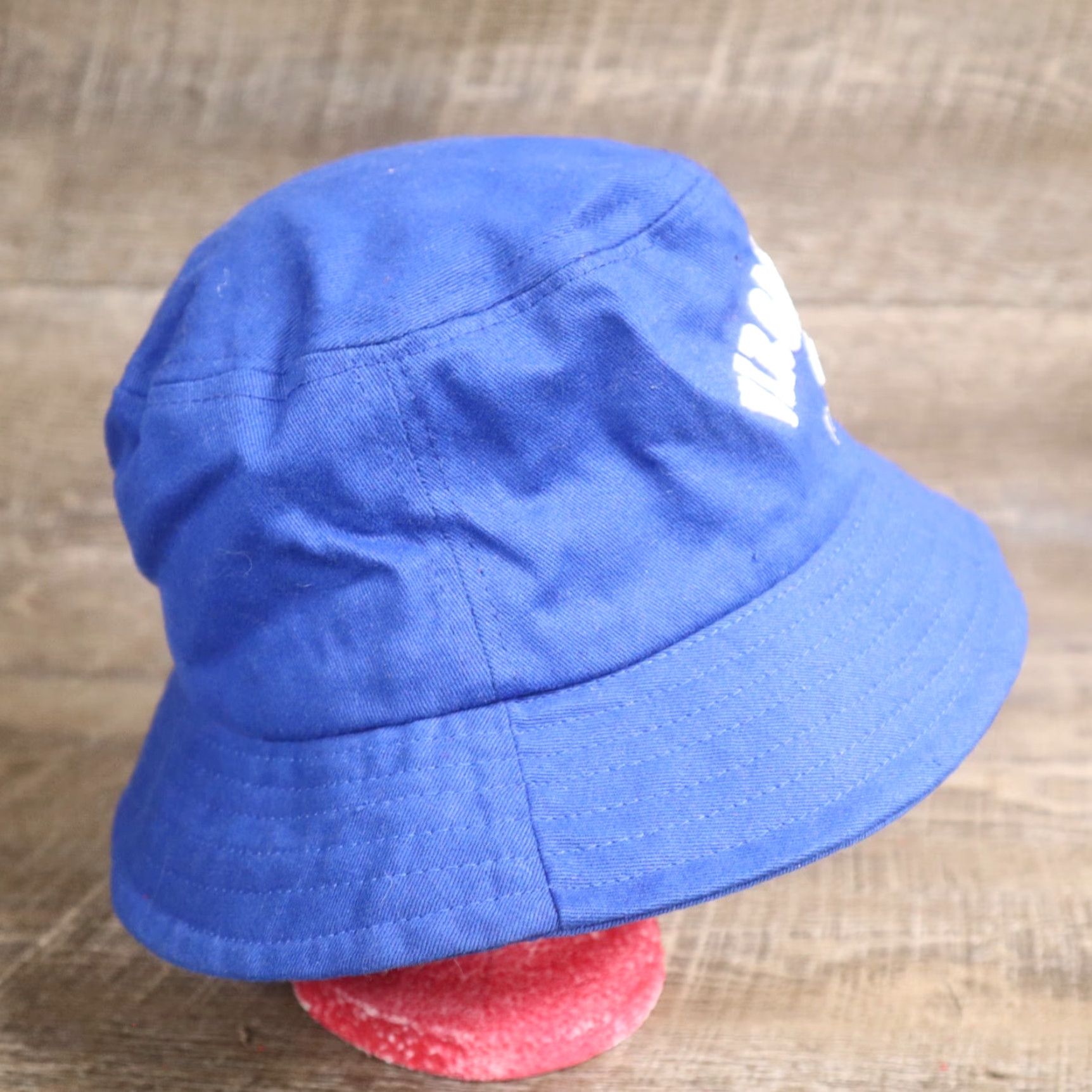 Vintage VIRGINIA BEACH 1906 VA Blue Sail Boat Fishing Outdoors Bucket Hat Cap Adult One Size Shirt Hat Men Blues 1906 Virginia Beach Logo Size ONE SIZE - 3 Thumbnail