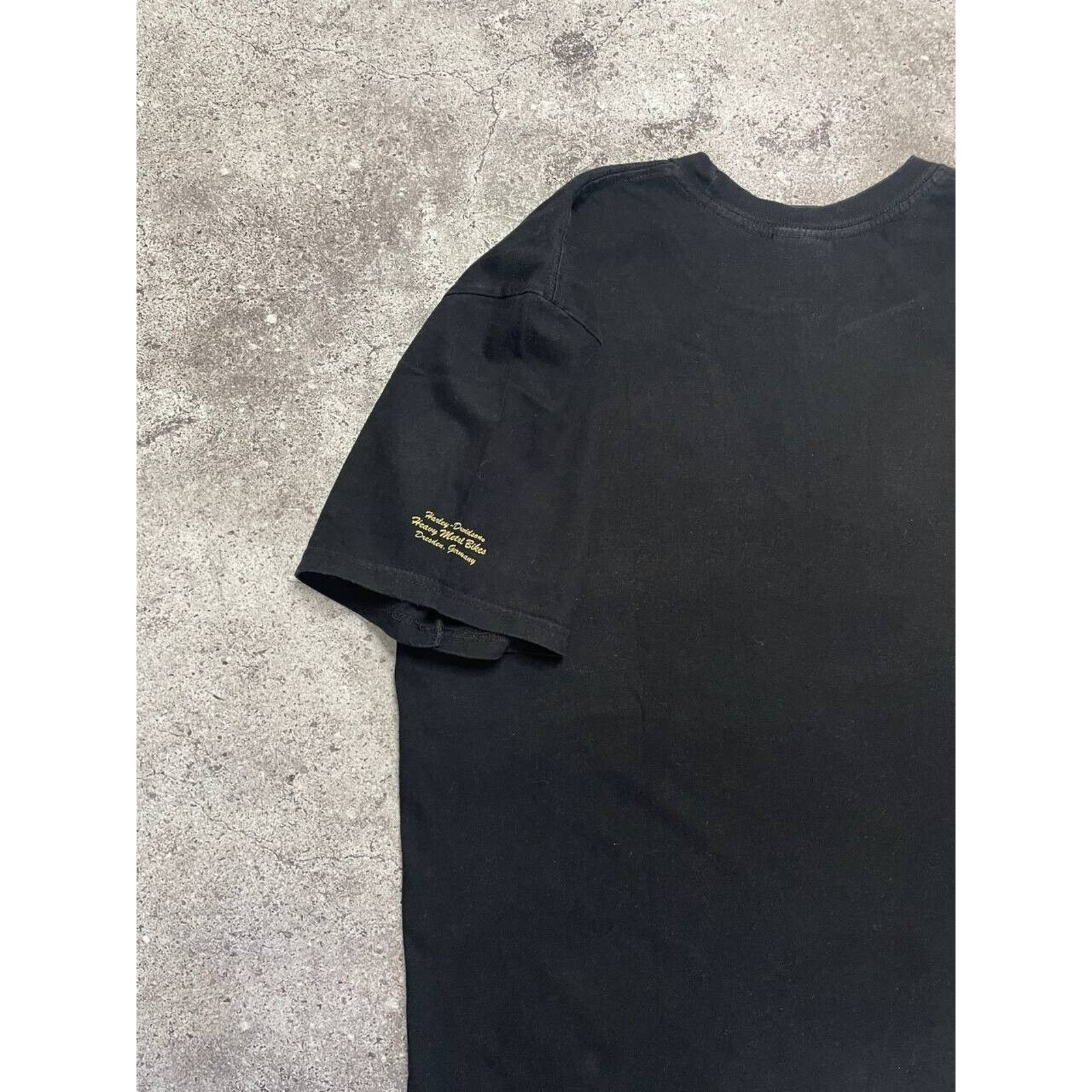 Harley Davidson × Vintage Vintage Harley-Davidson Skull Biker T Shirt Black Size XL Size US XL / EU 56 / 4 - 5 Thumbnail