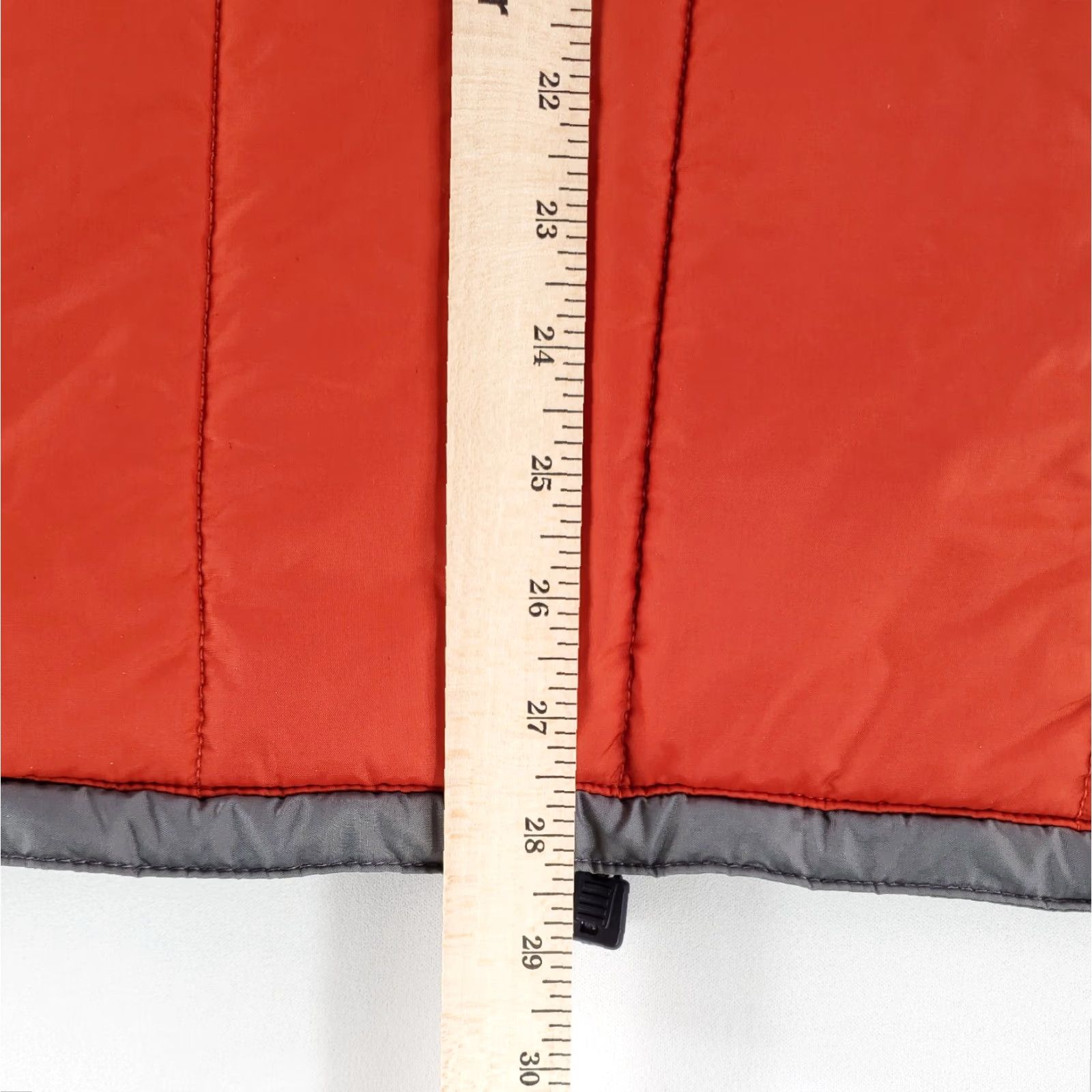 Abercrombie & Fitch Abercrombie & Fitch Full Zip Fleece Lined Vest Jacket Orange Mens M Puffer Jacket Lined Mens Size US M / EU 48-50 / 2 - 6 Thumbnail
