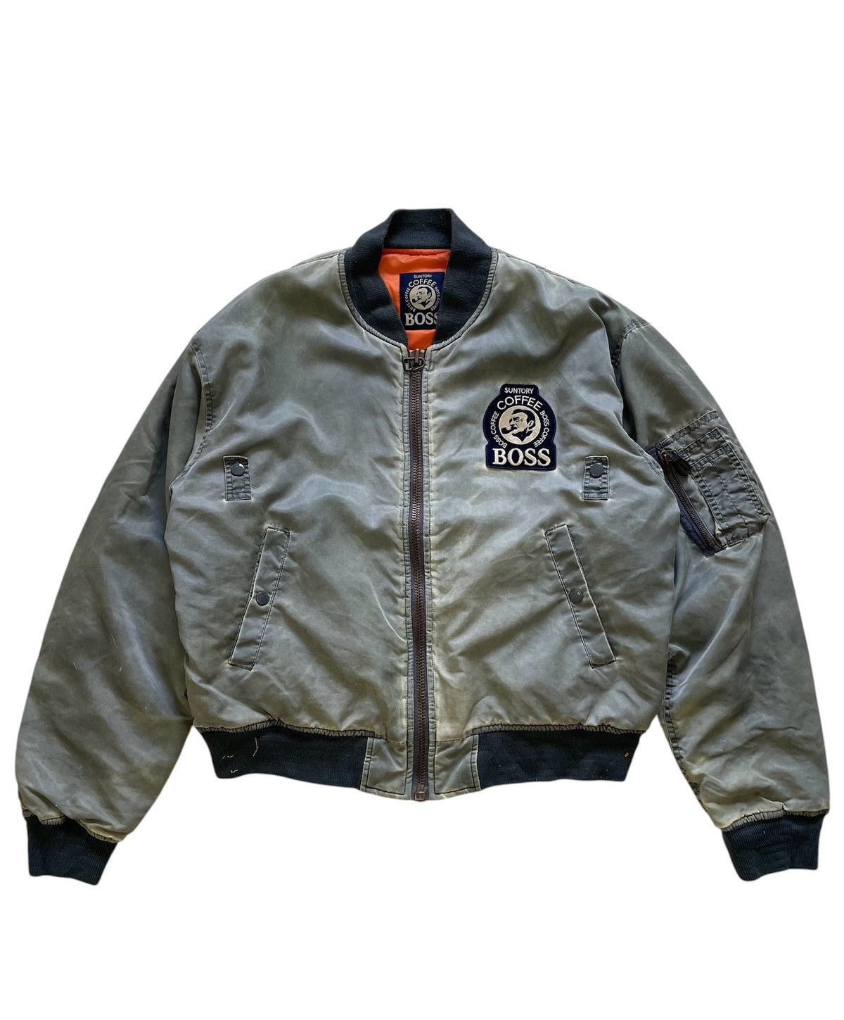 BOSS COFFEE MA-1ジャケット Suntory Boss Coffee | Grailed