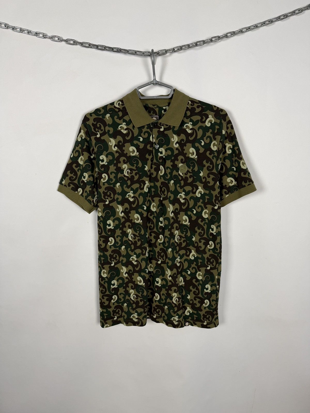 Pretty Green Pretty Green Short Sleeve Camo Polo Shirt Casual Size S Size US S / EU 44-46 / 1 - 1 Thumbnail