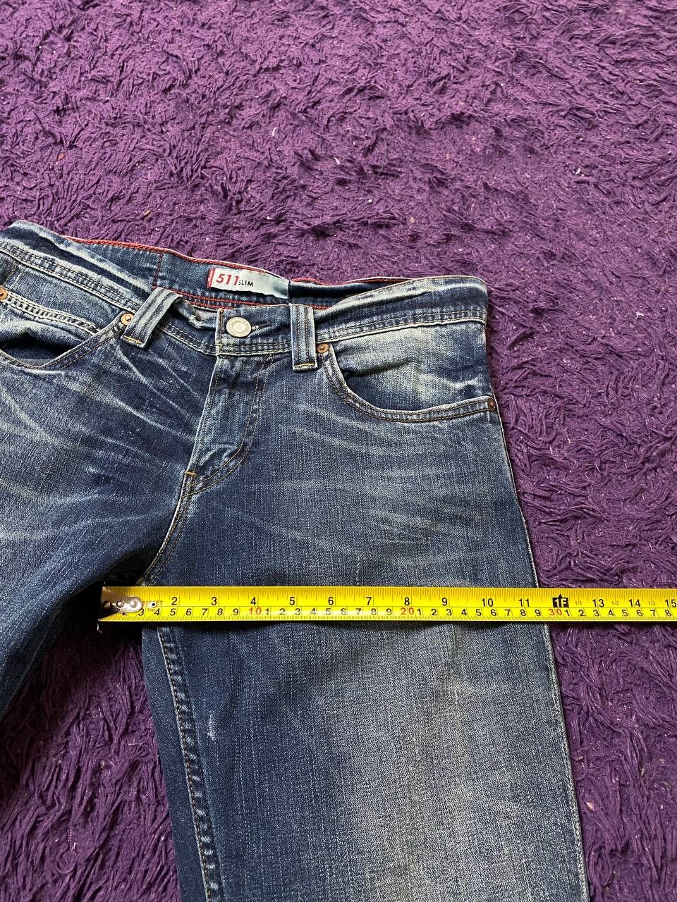 Levi's Vintage Levi's 511 Slim Denim Jeans Size 32" / US 10 / IT 46 - 11 Thumbnail