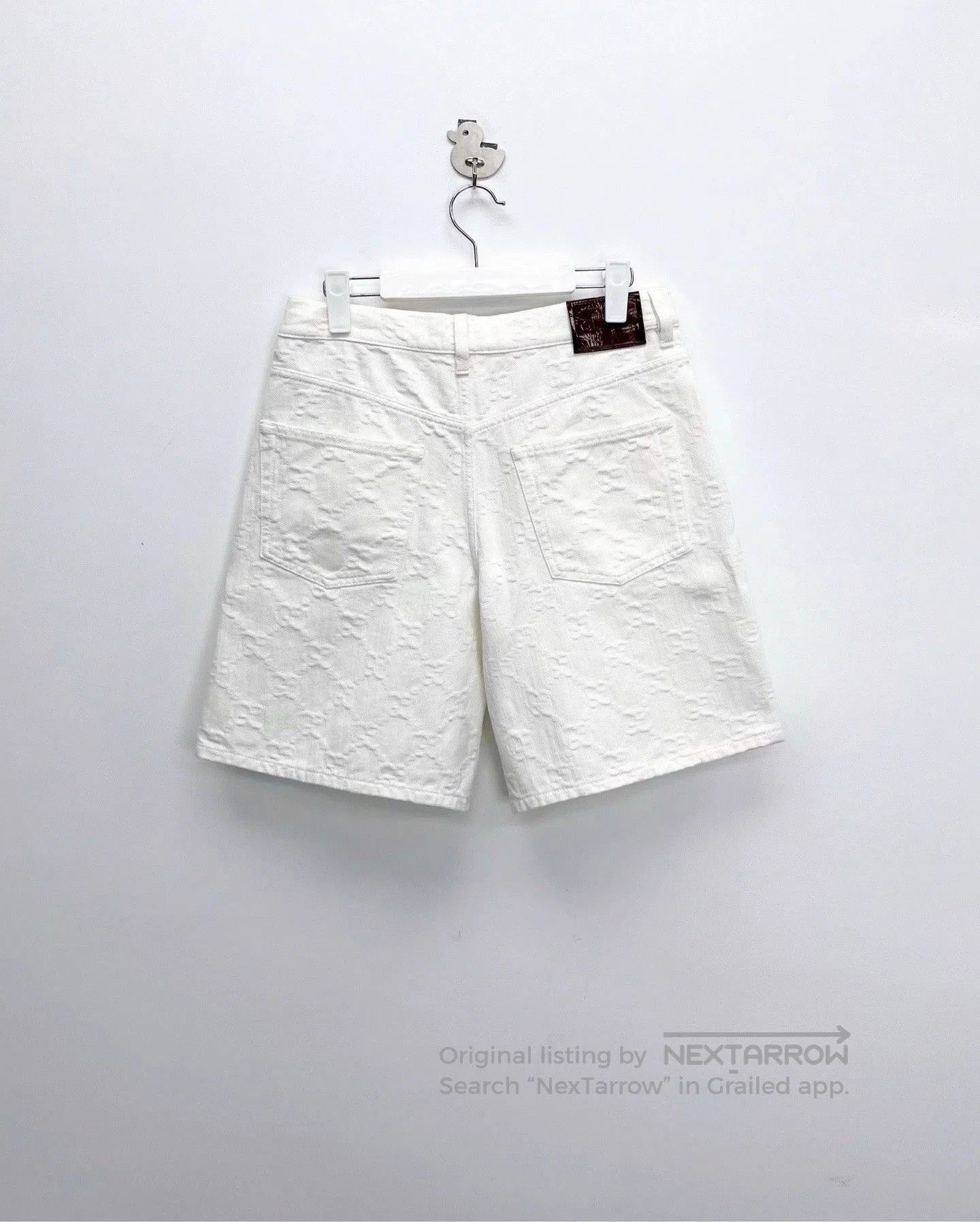 Other gucci ss24 white denim logo shorts. Size US 26 / EU 42 - 2 Thumbnail