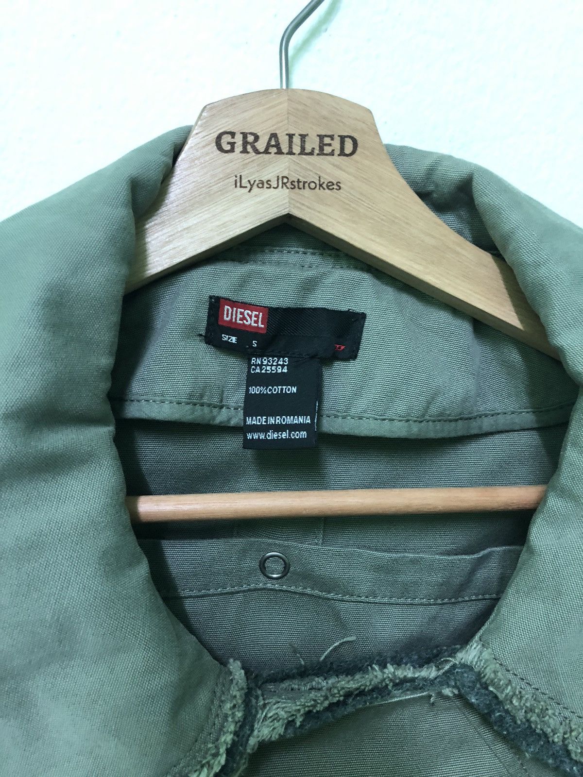 Diesel Rare Vintage Diesel Double-Breasted Chore Jacket Japan Punk Size US S / EU 44-46 / 1 - 18 Thumbnail