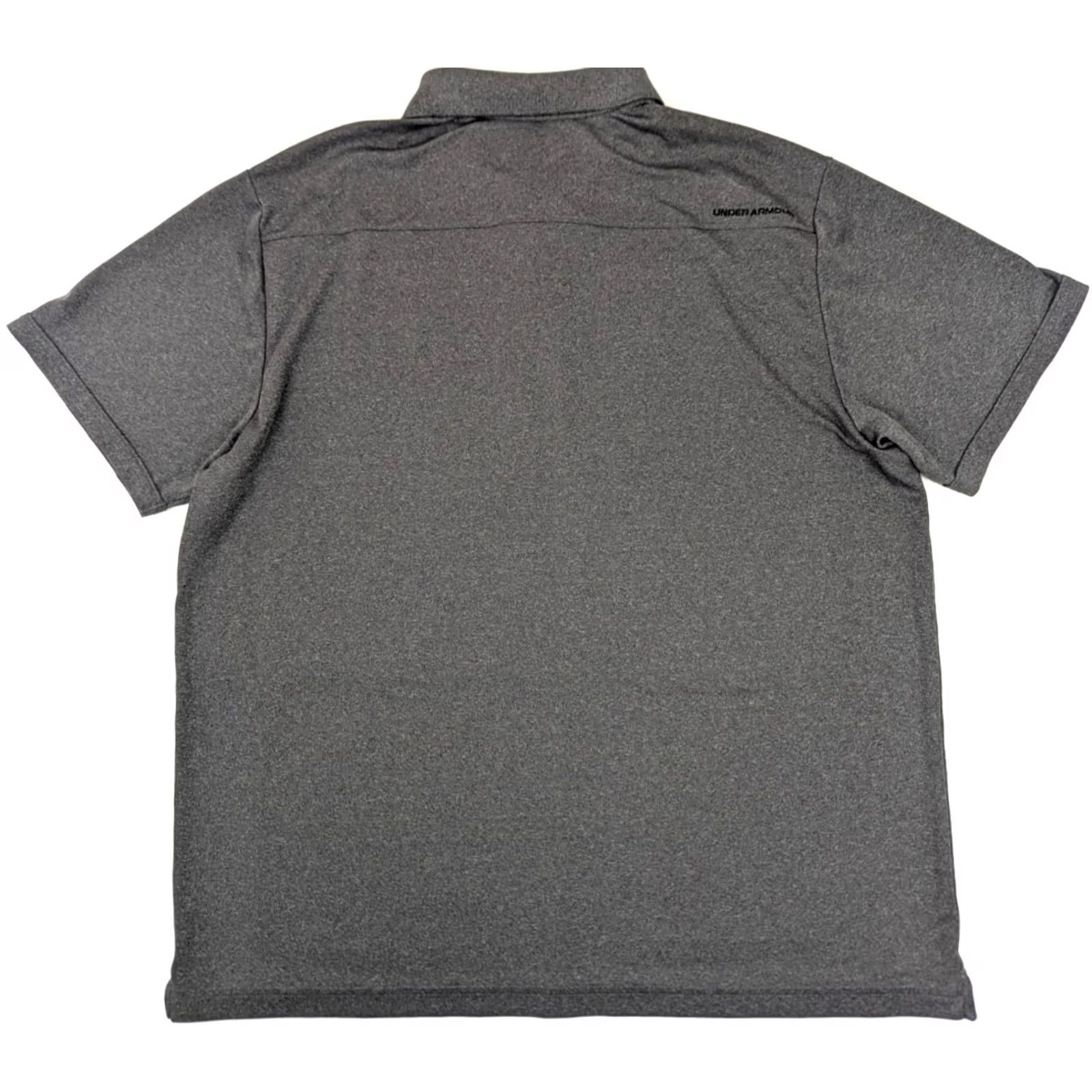 Under Armour Under Armour HeatGear Loose Polo Shirt Men 3XL Gray Short Sleeve Polo Shirt, HeatGear, 3XL, Gray, Short Sleeve, Polo, Men, Loose Fit Size US XXL / EU 58 / 5 - 6 Thumbnail