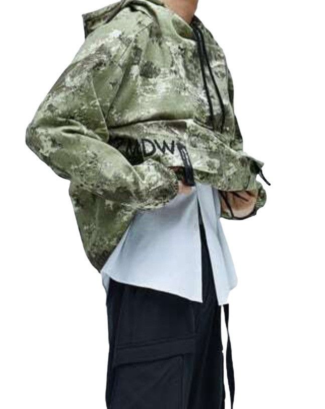 Japanese Brand Streetwear Zara ZARA ANORAK HOODIE CAMOUFLAGE SWEATER Grailed