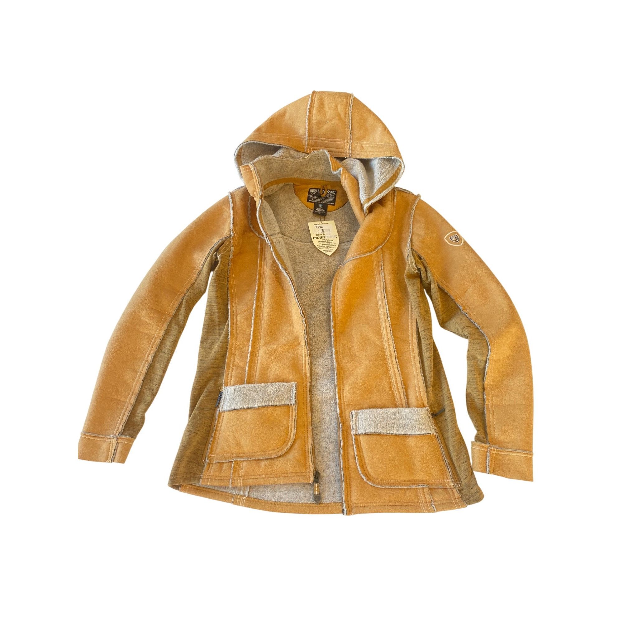 Kuhl NWT Kuhl Large Dani Sherpa Lined Jacket MSRP$299 Tan Size L / US 10 / IT 46 - 9 Thumbnail