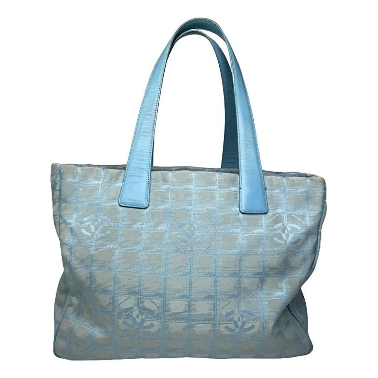 Chanel Cambon Blue Polyester Handbag Size ONE SIZE - 1 Thumbnail