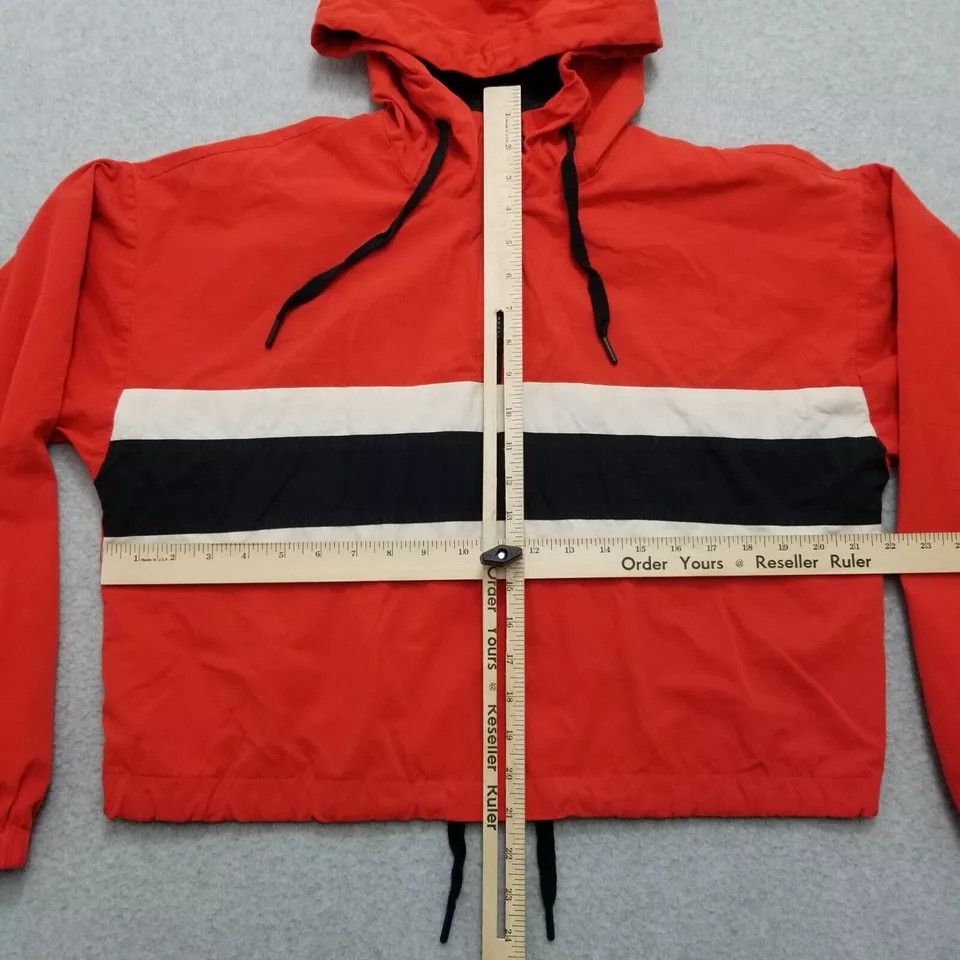 Forever 21 Forever 21 Jacket Womens Medium Zip Hooded Boxy Windbreaker Size M / US 6-8 / IT 42-44 - 8 Thumbnail
