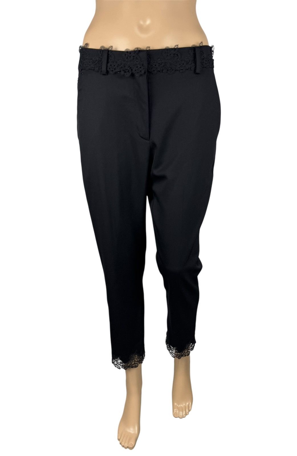 The Kooples The Kooples Dress Wool Pants Crop Lace Decorated size FR36 Size 26" / US 2 / IT 38 - 4 Thumbnail