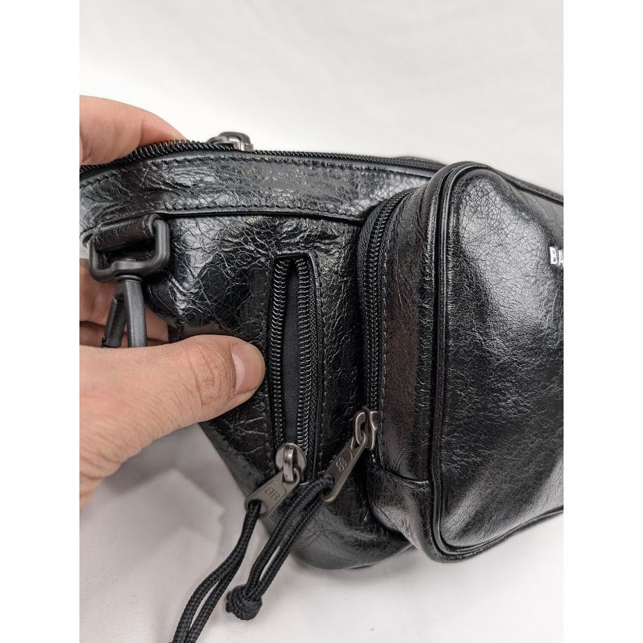 Balenciaga o1rshd1 Q:3 / Size: OS / Explorer Multizip Beltpack in Black Size ONE SIZE - 12 Thumbnail