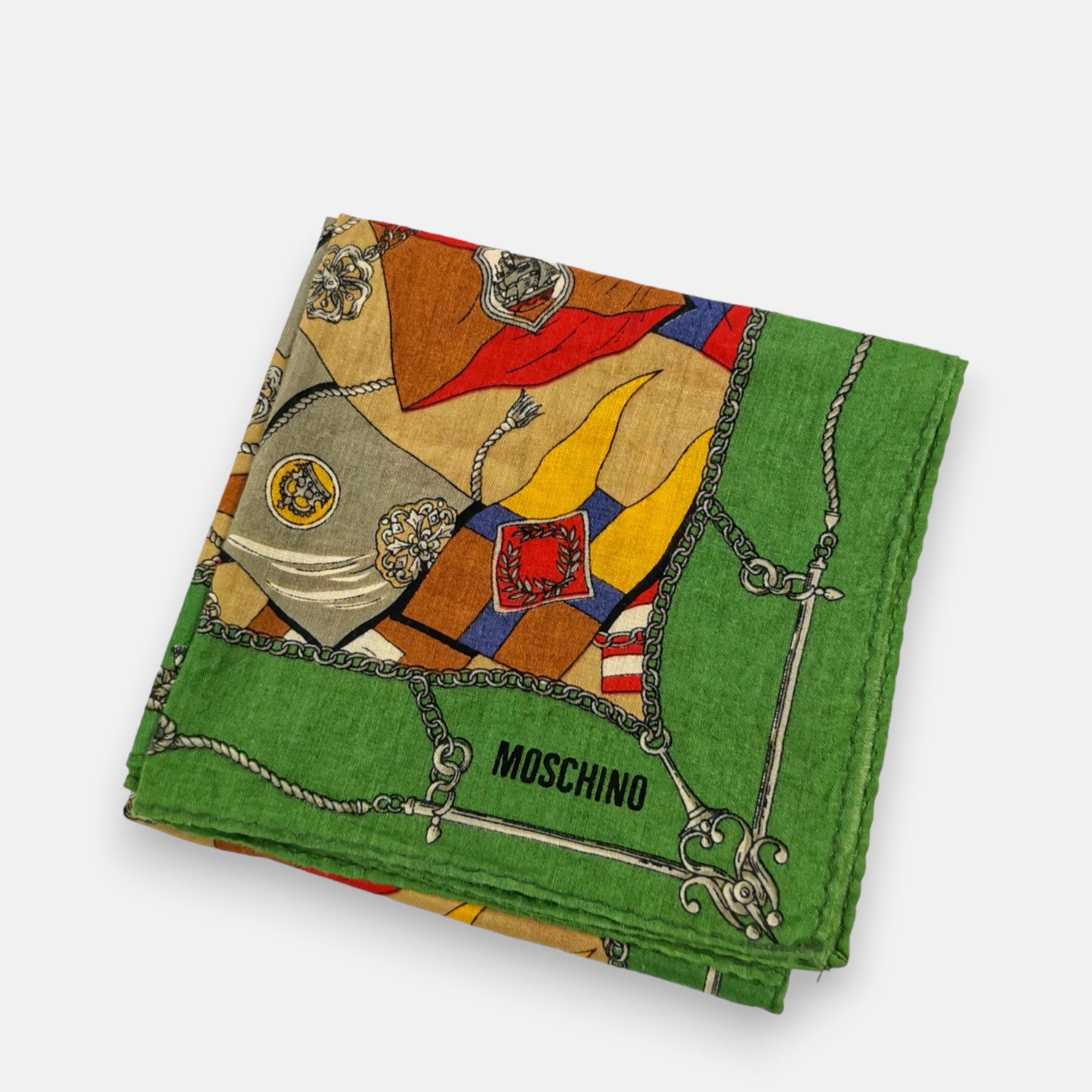 Moschino Vintage Moschino Handkerchief Pocket Square Bandana Size ONE SIZE - 2 Thumbnail