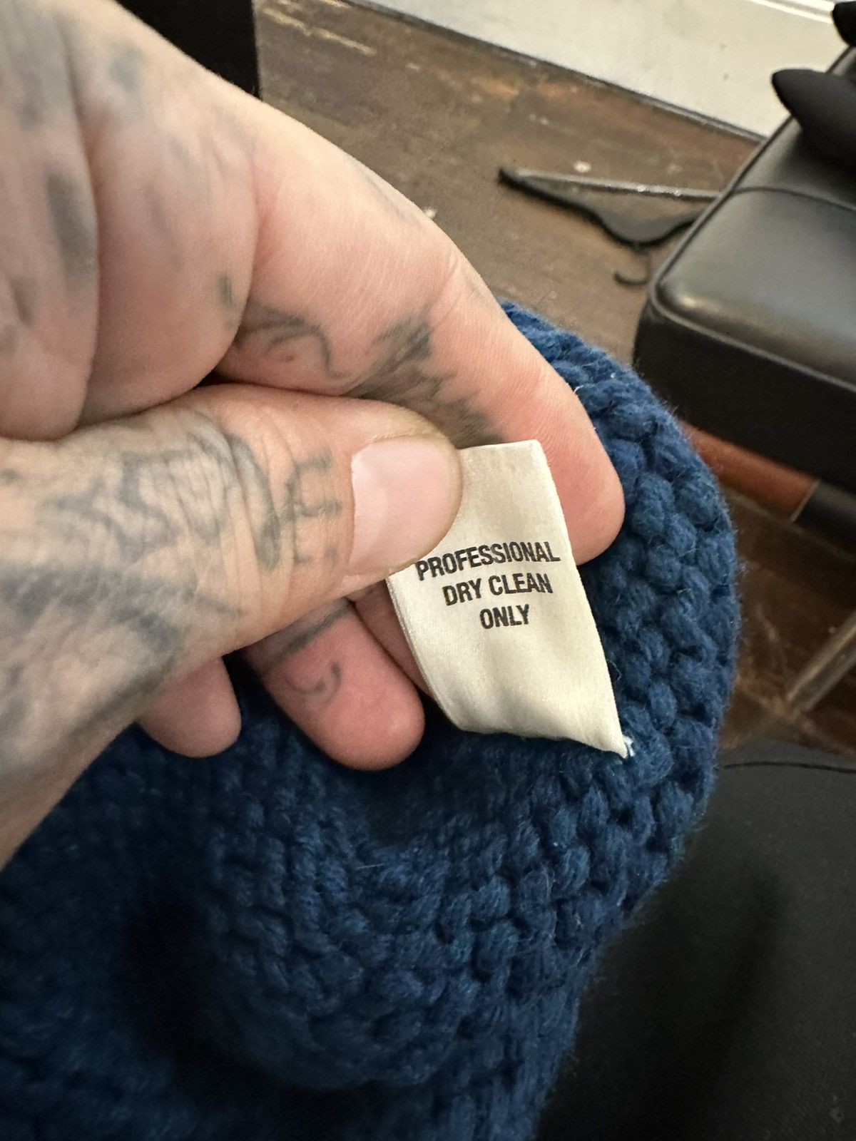 Chrome Hearts Chrome hearts vintage cashmere cross patch beanie hat Size ONE SIZE - 9 Thumbnail