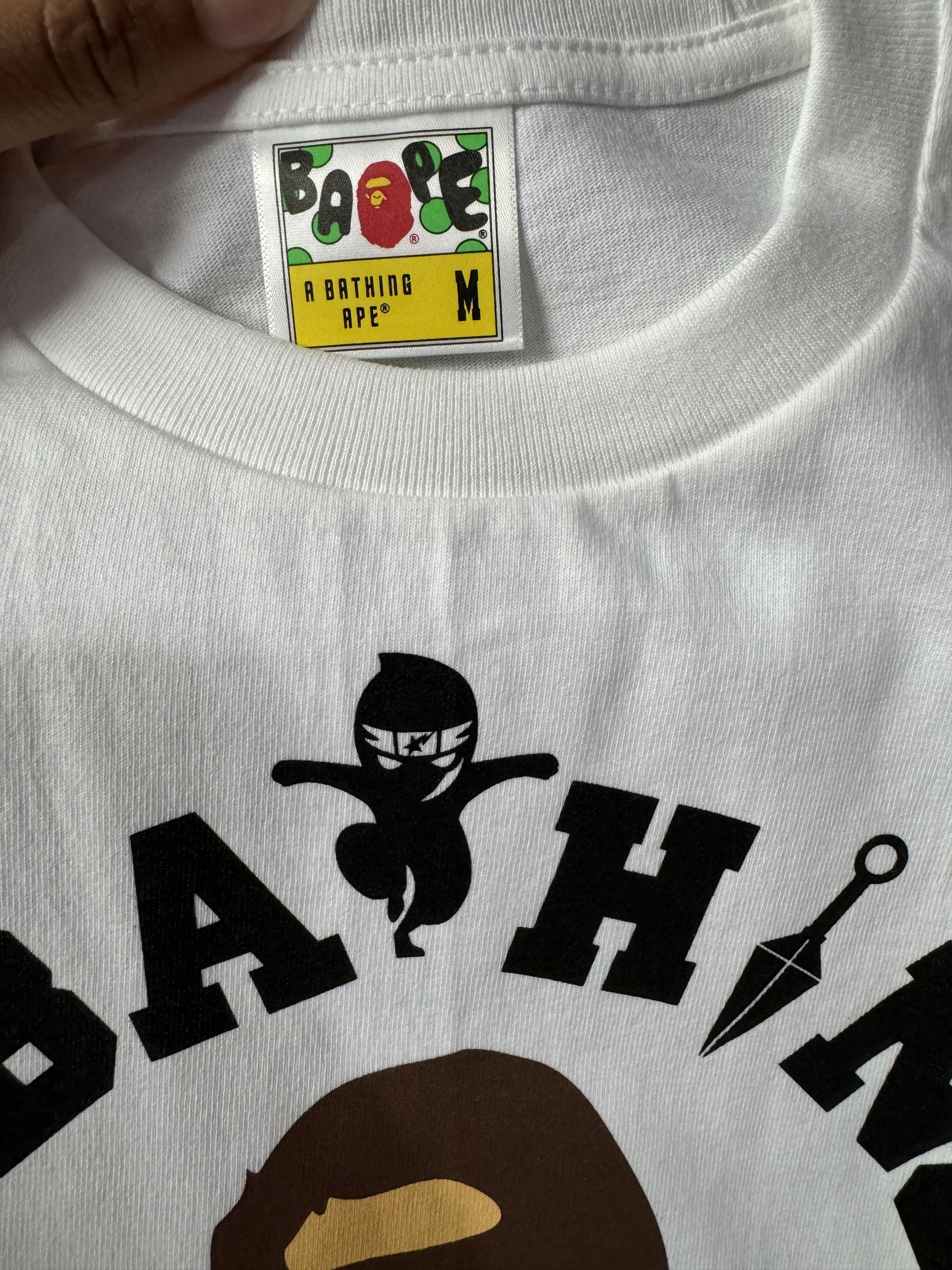 Bape Ninja College Tee Size US M / EU 48-50 / 2 - 4 Thumbnail