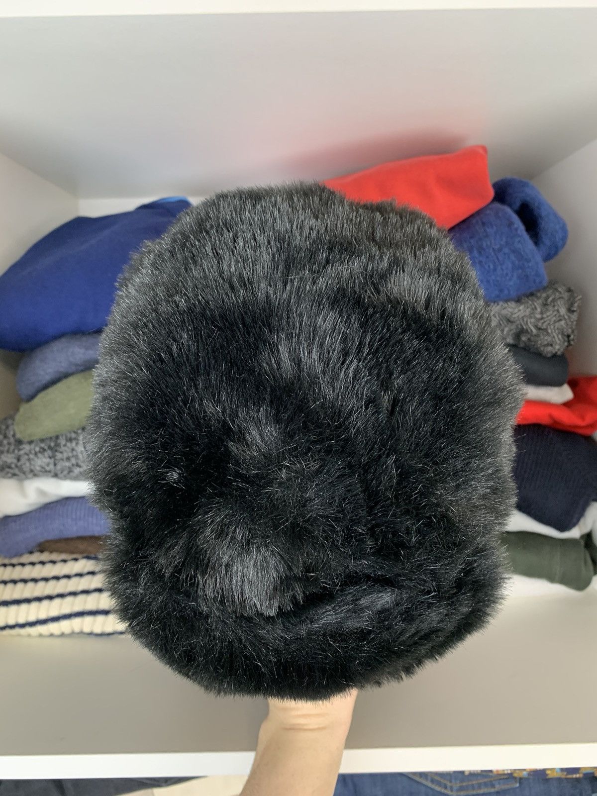 Japanese Brand Y2K Ushanka Faux Fuzzy Fur Hat Size ONE SIZE - 8 Thumbnail