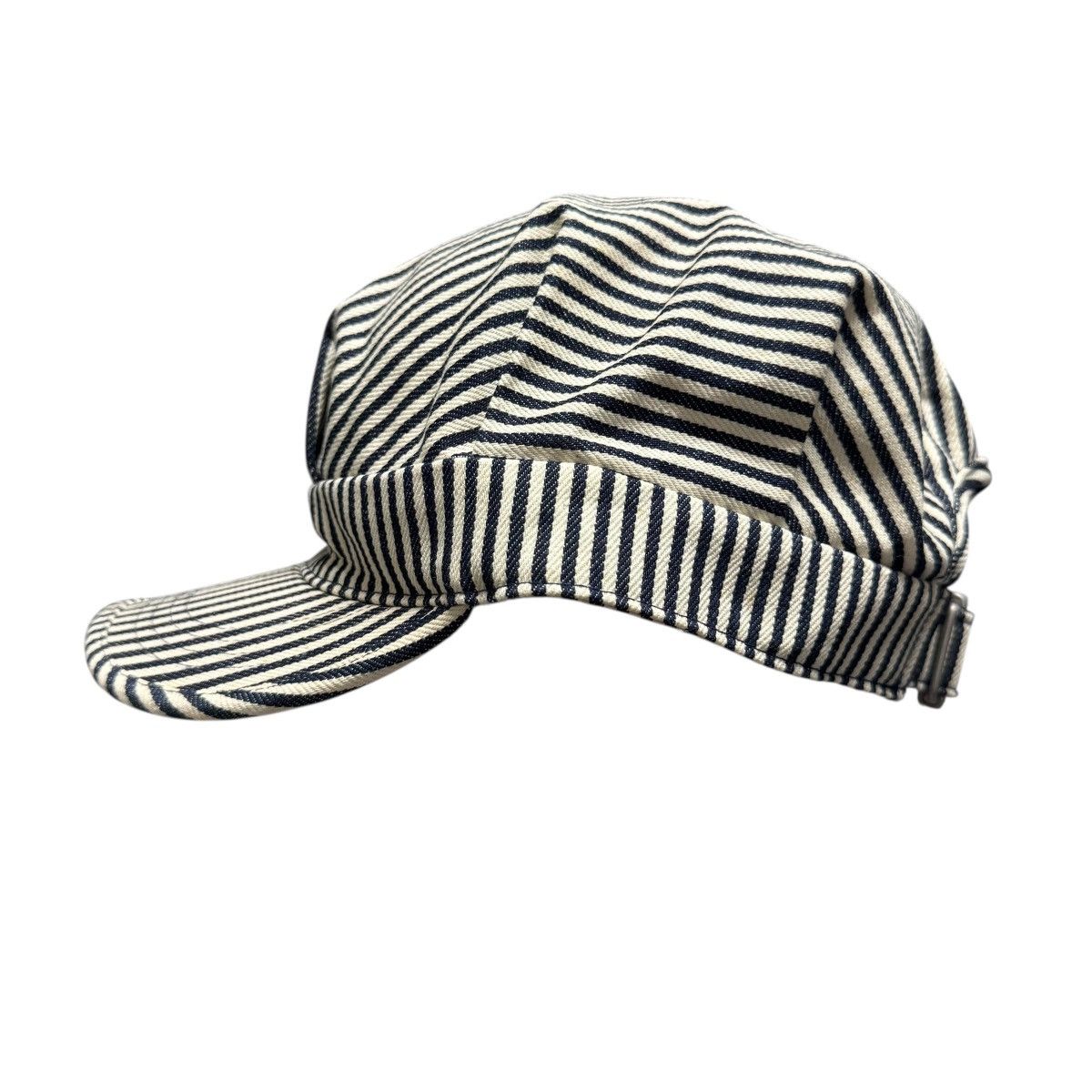 Japanese Brand RICH RUN Hickory Striped Work Hats Size ONE SIZE - 3 Thumbnail
