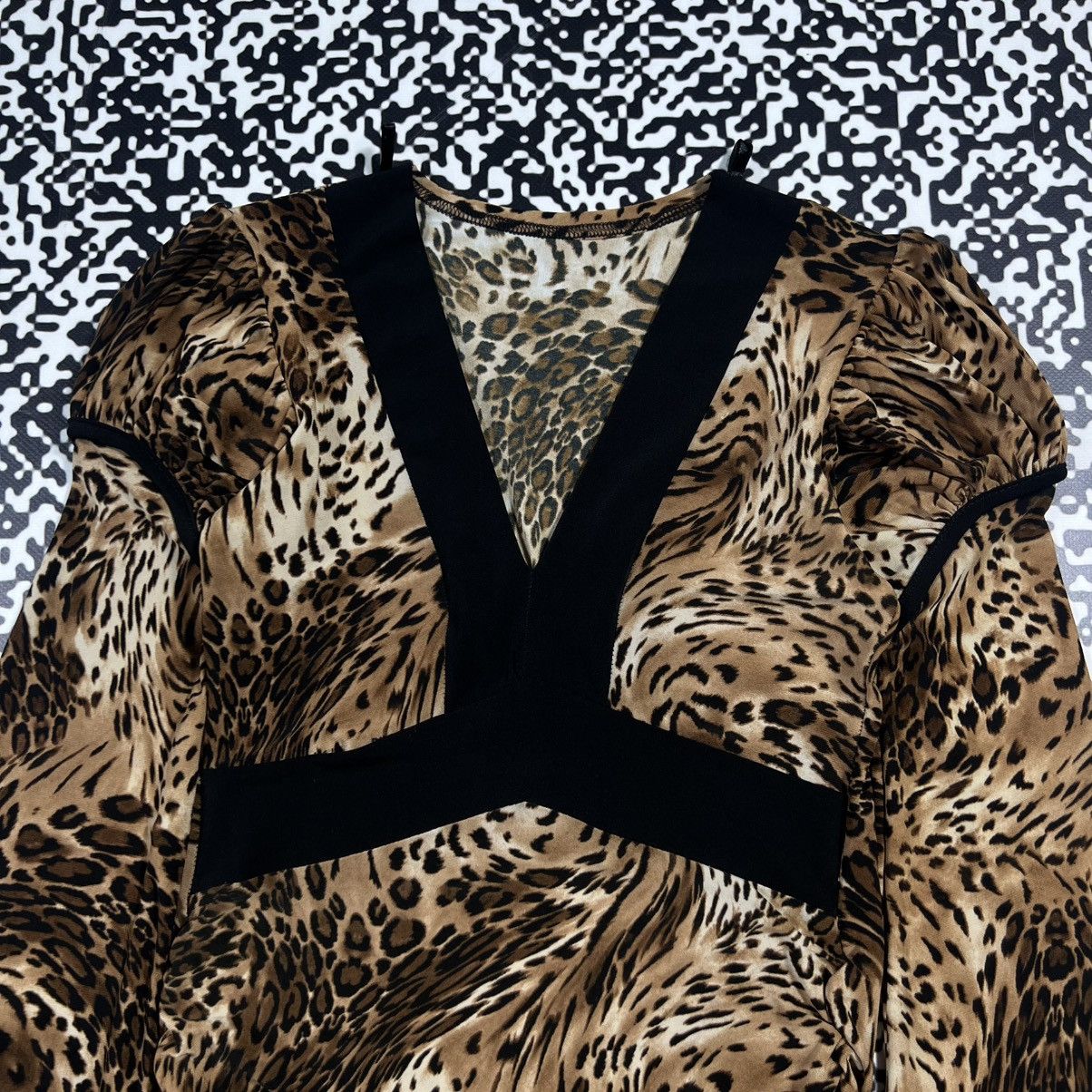 Japanese Brand Vintage Y2K Japanese Leopard Style Retro Luxury Longsleeve Size M / US 6-8 / IT 42-44 - 8 Thumbnail
