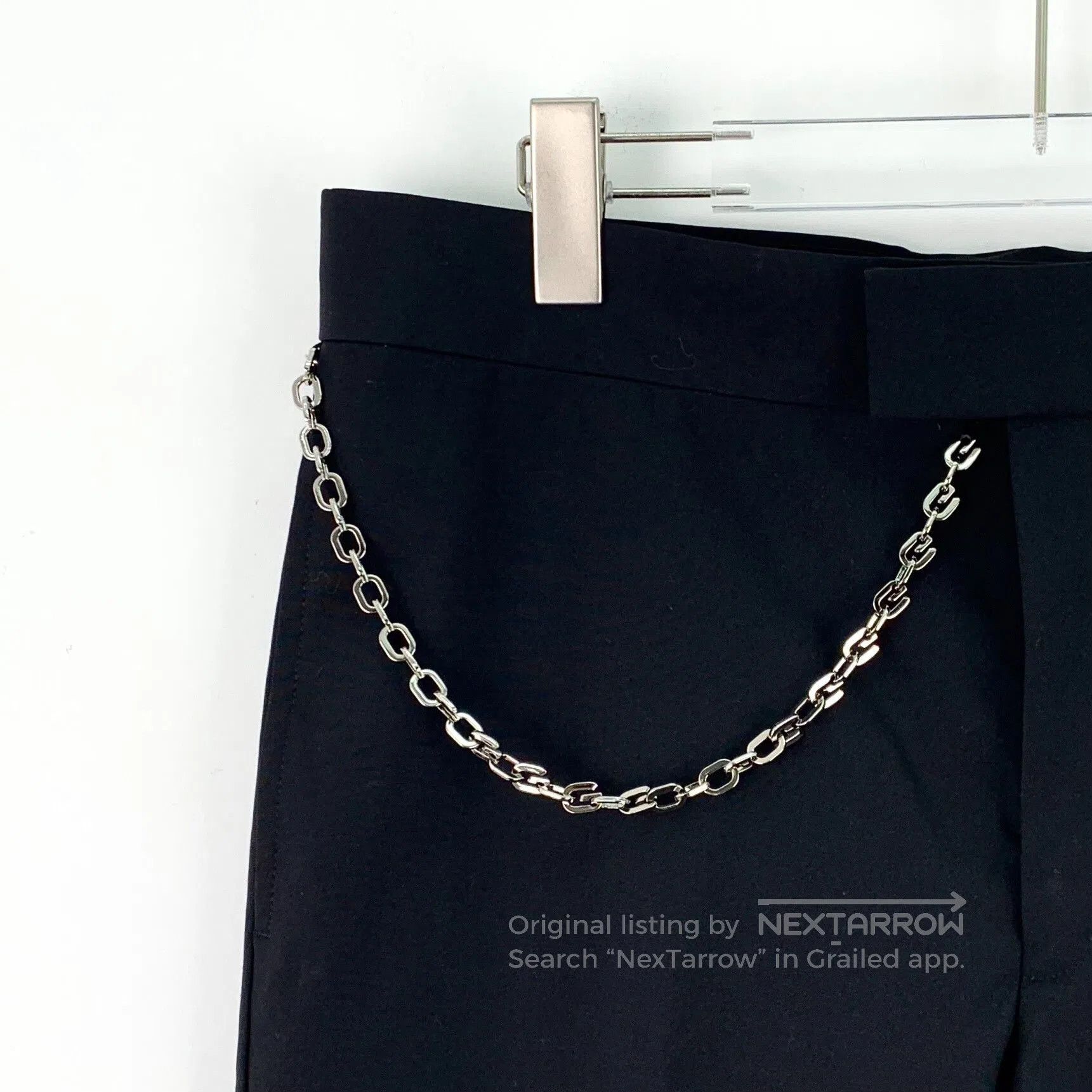 Givenchy Givenchy Wool Casual Pants Chain Decor. Size US 34 / EU 50 - 3 Thumbnail