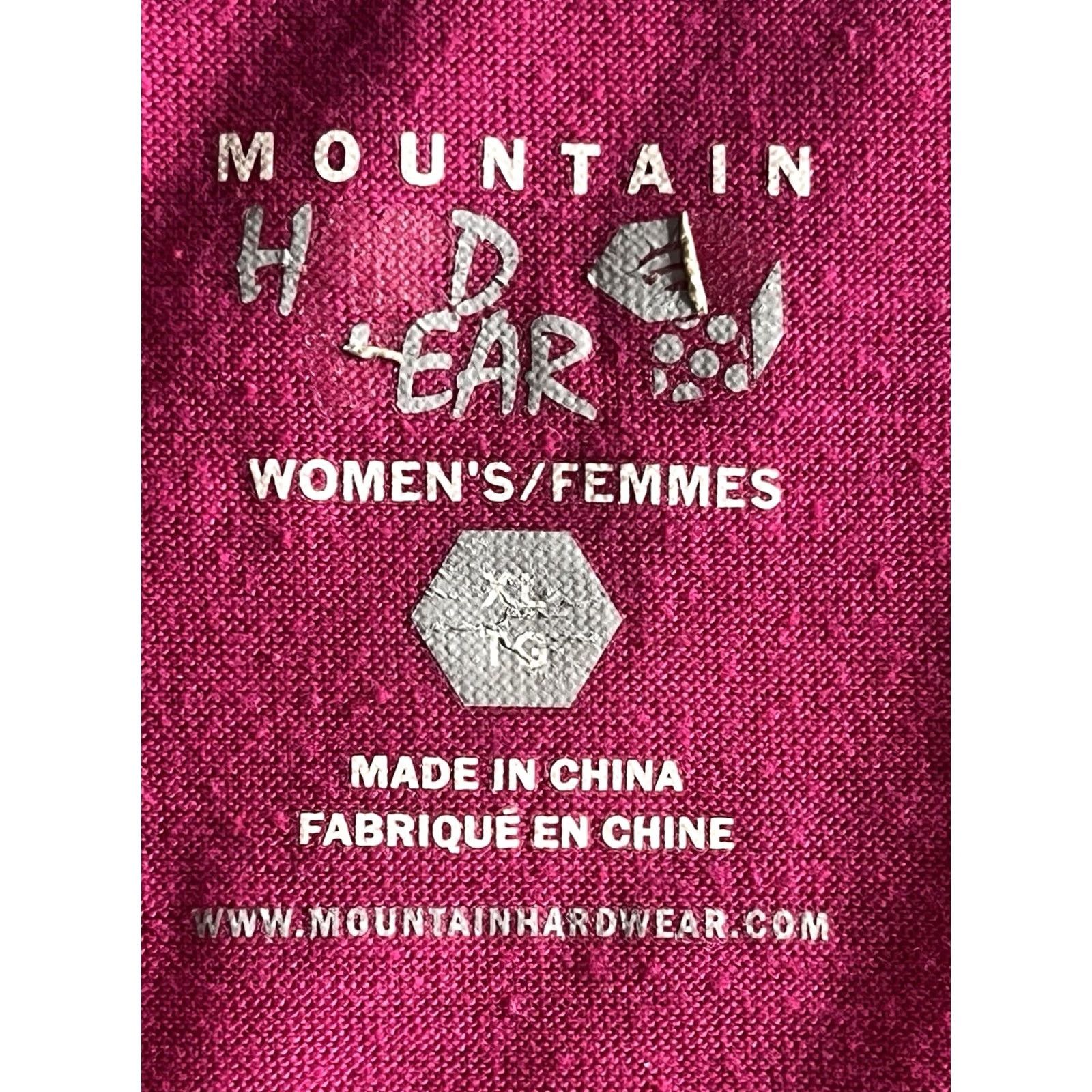 Mountain Hardwear Mountain Hardwear Pink Henley Neck Short Sleeve Top Womens XL T-Shirt Size XL / US 12-14 / IT 48-50 - 5 Thumbnail