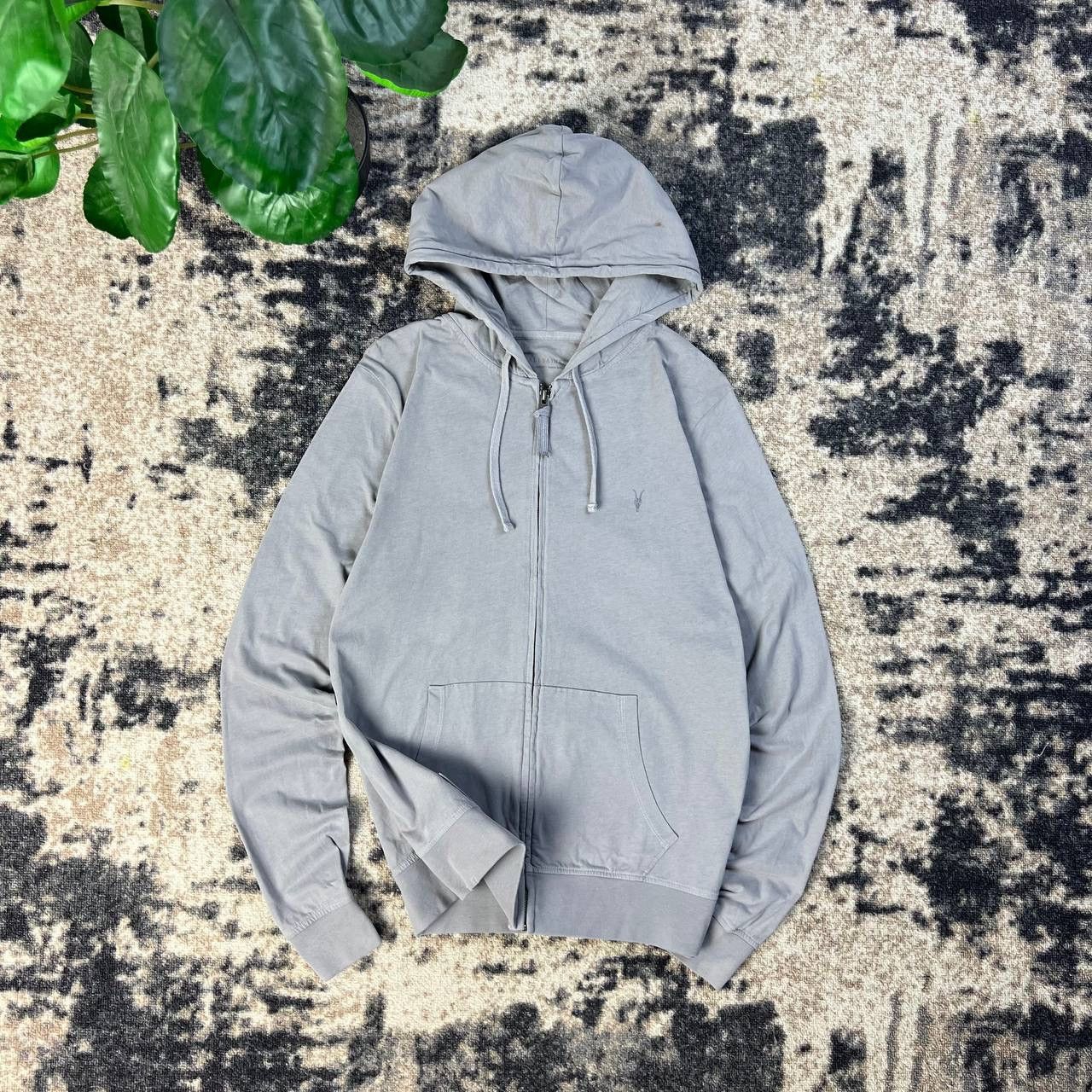 Allsaints Allsaints Luxury Mini Logo Zip Up Light Hoodie Size US L / EU 52-54 / 3 - 1 Thumbnail