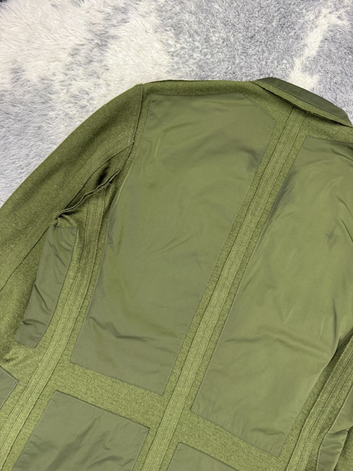 Yohji Yamamoto FW2013 YohjiYamamoto x Adidas Y-3 Utility Padded Wool Blazer Size US M / EU 48-50 / 2 - 17 Thumbnail