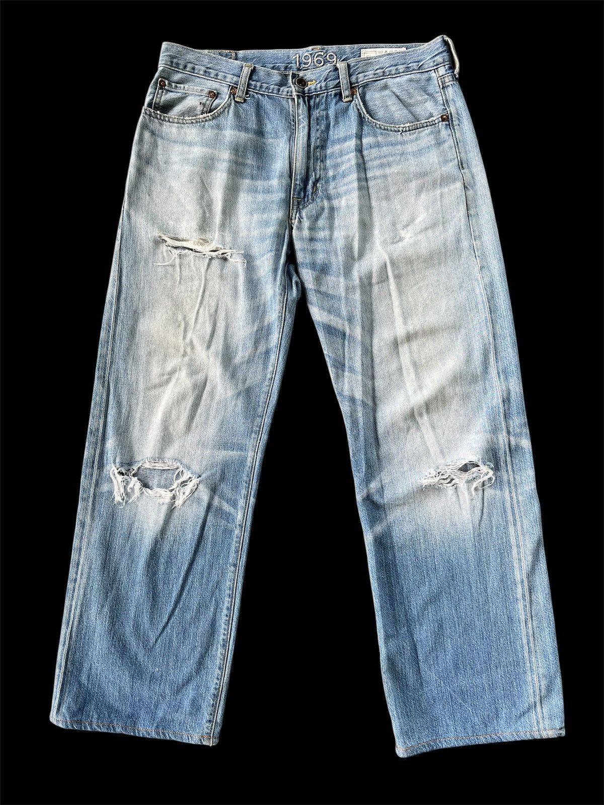 Gap × Vintage Distressed Gap Denim Size US 32 / EU 48 - 1 Thumbnail