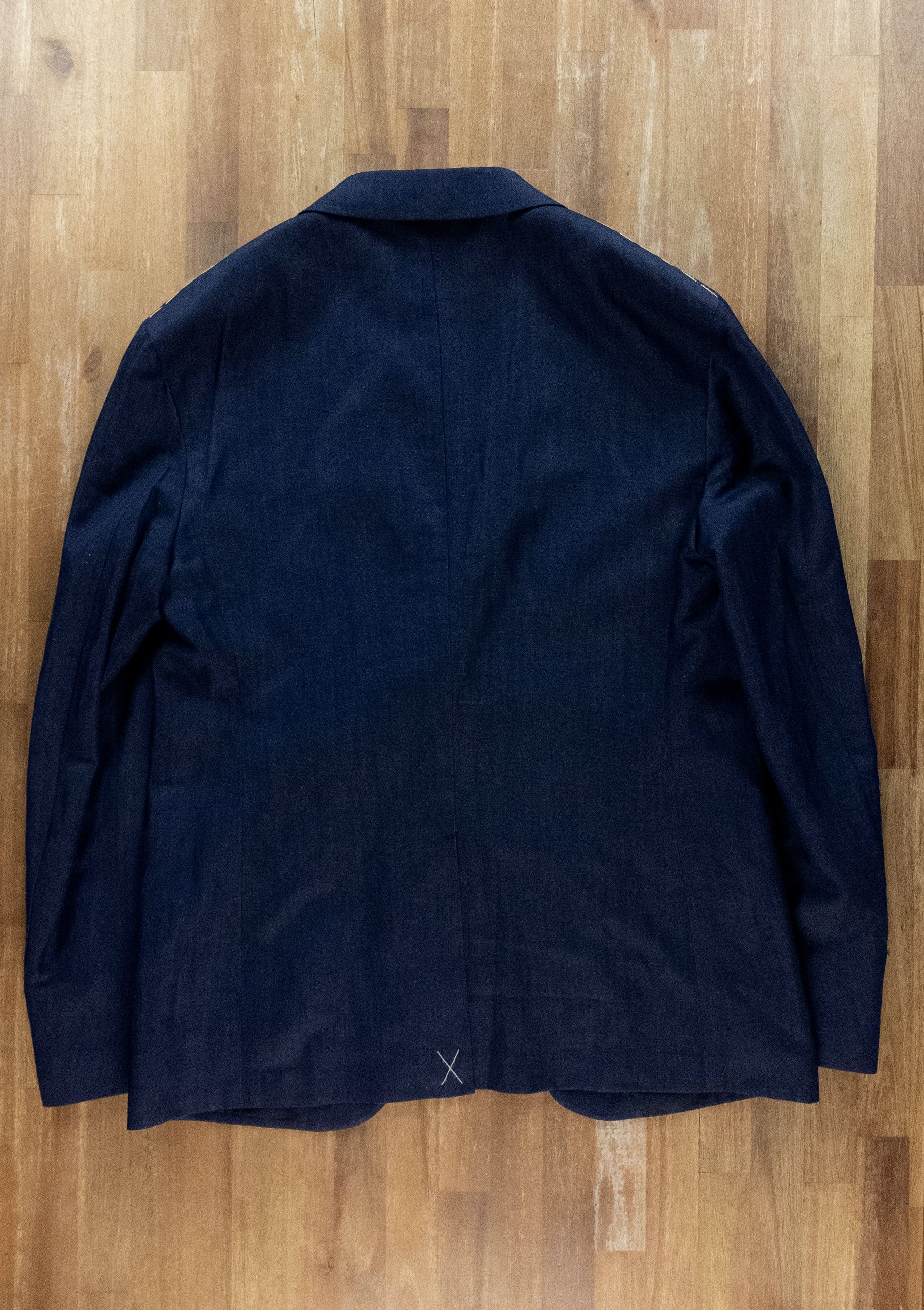 Ermenegildo Zegna ZEGNA Trofoe Summer navy blue wool linen blazer 42R Size 42R - 9 Thumbnail