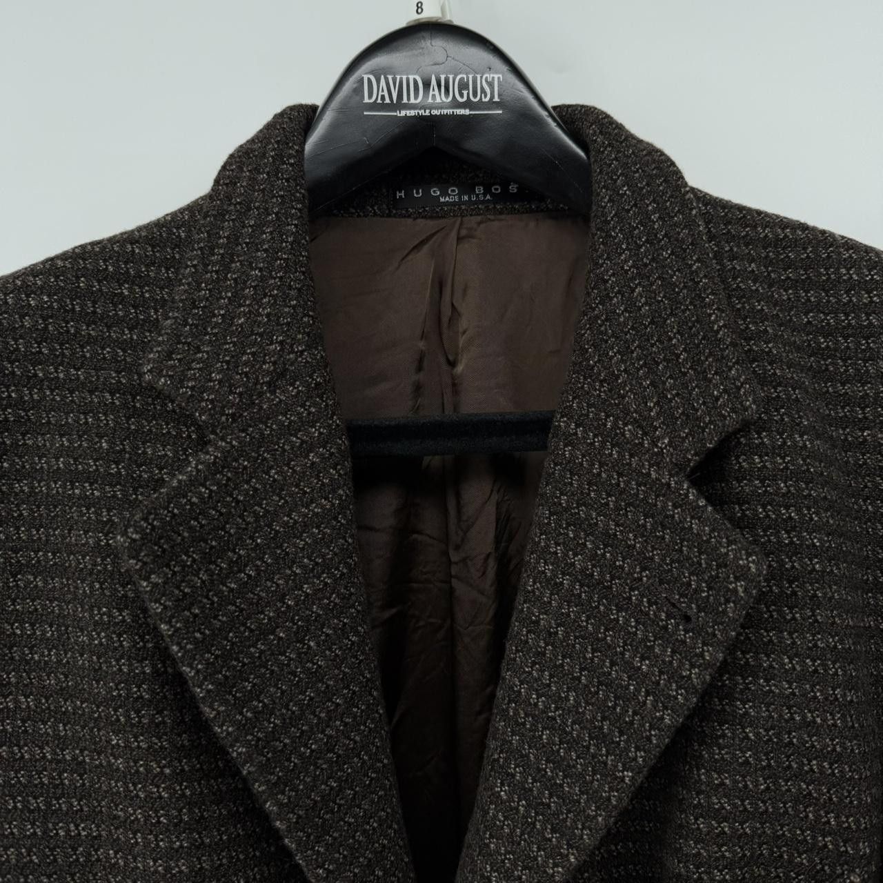 Hugo Boss 40R Boss Hugo Boss Cashmere Blend Blazer Black and Brown Size 40R - 2 Thumbnail