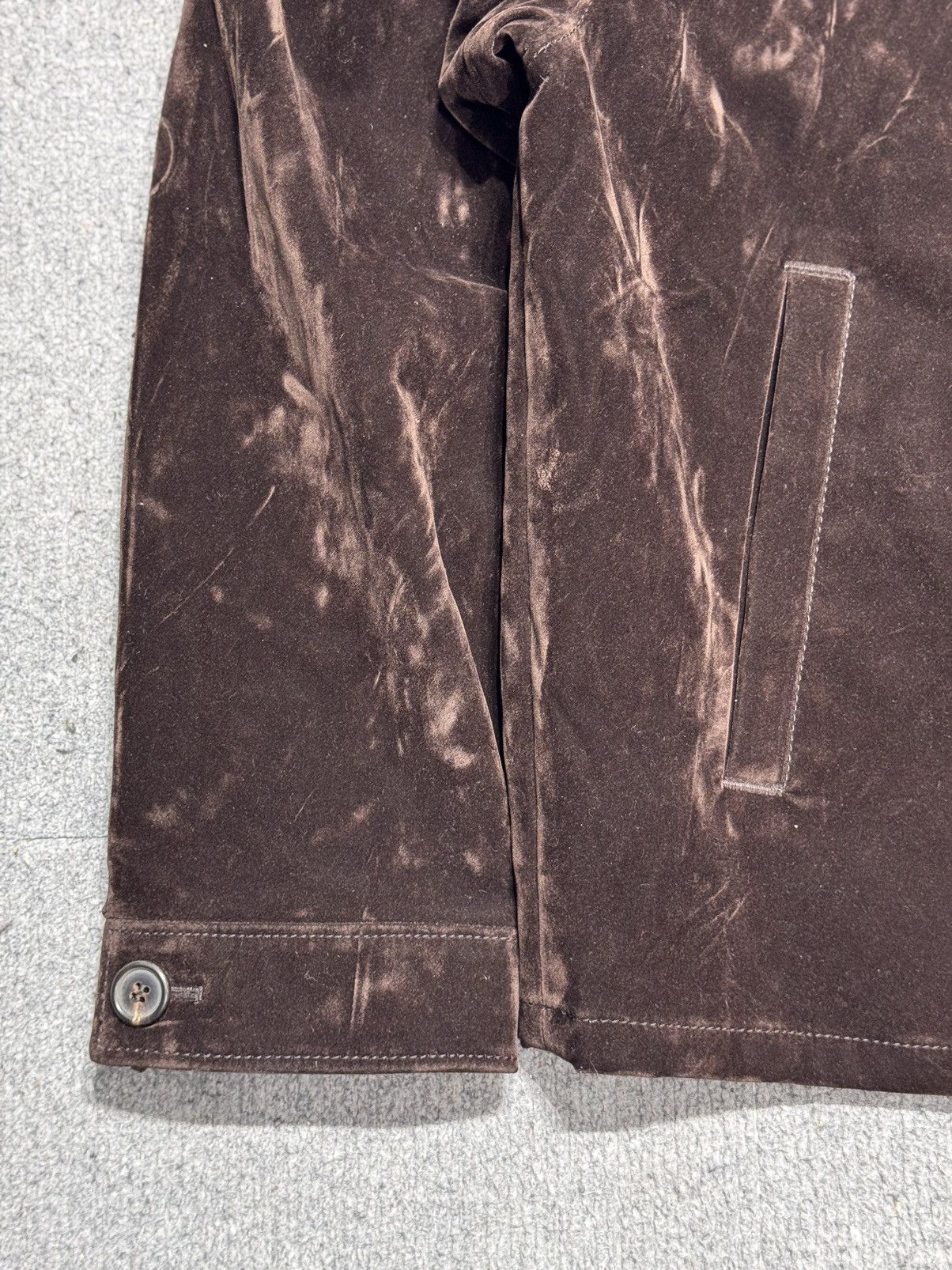 Prada Authentic Prada Velvet Denim Blouson Ebony Brown Size US M / EU 48-50 / 2 - 5 Thumbnail
