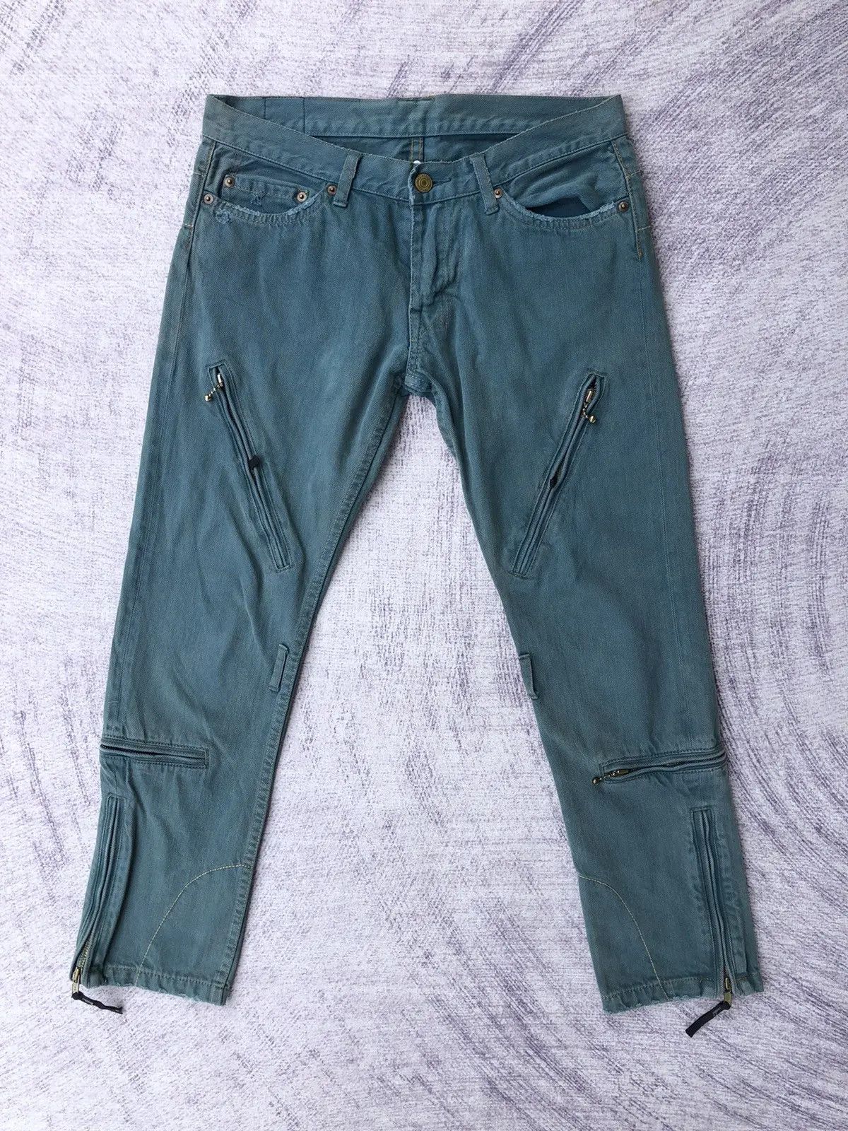 Vintage Vintage Pants Very Rare Zipper Design Size US 30 / EU 46 - 1 Thumbnail