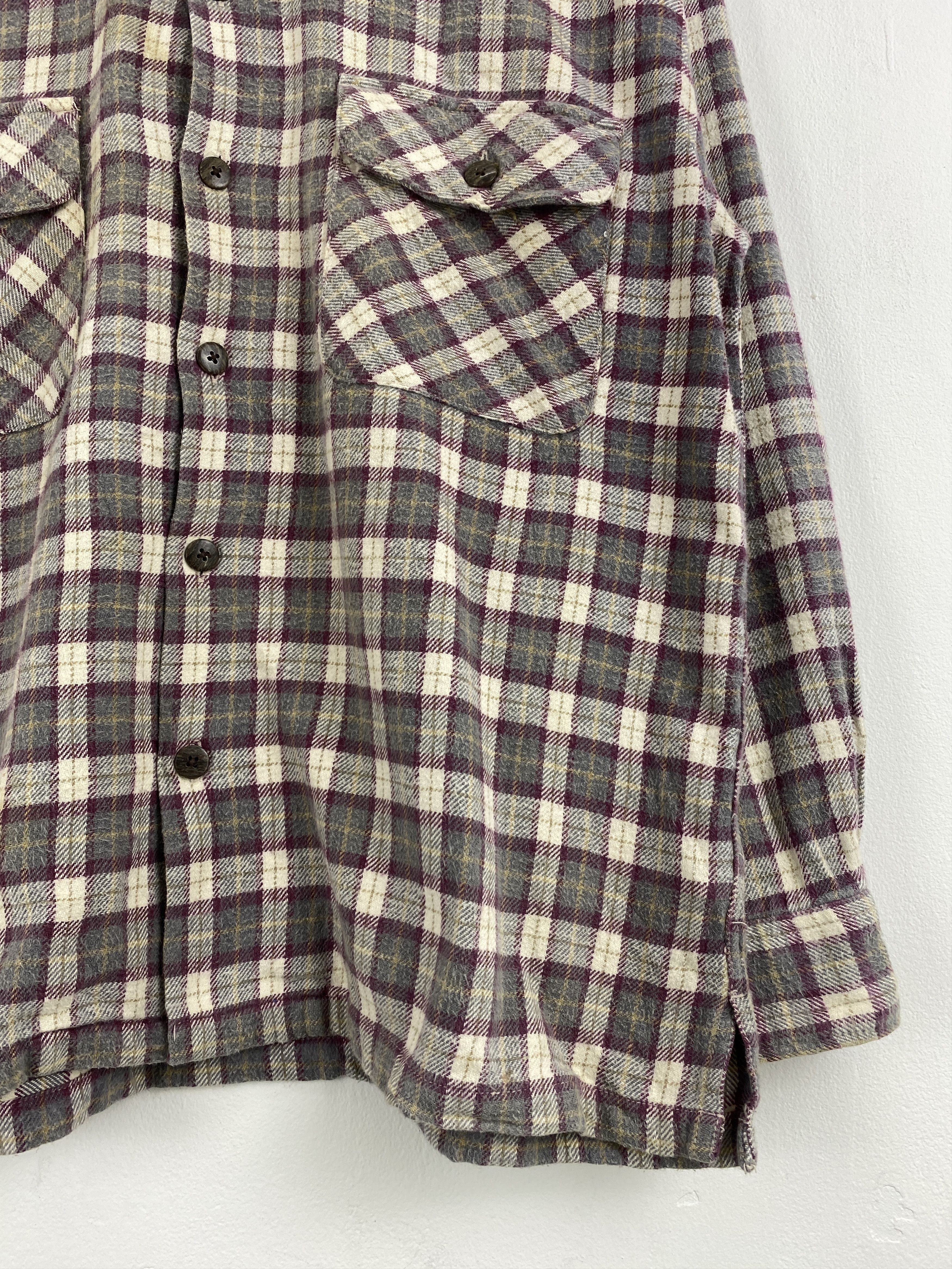 Uniqlo Vintage 90s Uniqlo Button Ups Plaid Flannel Shirt JA0132 Size US M / EU 48-50 / 2 - 9 Thumbnail