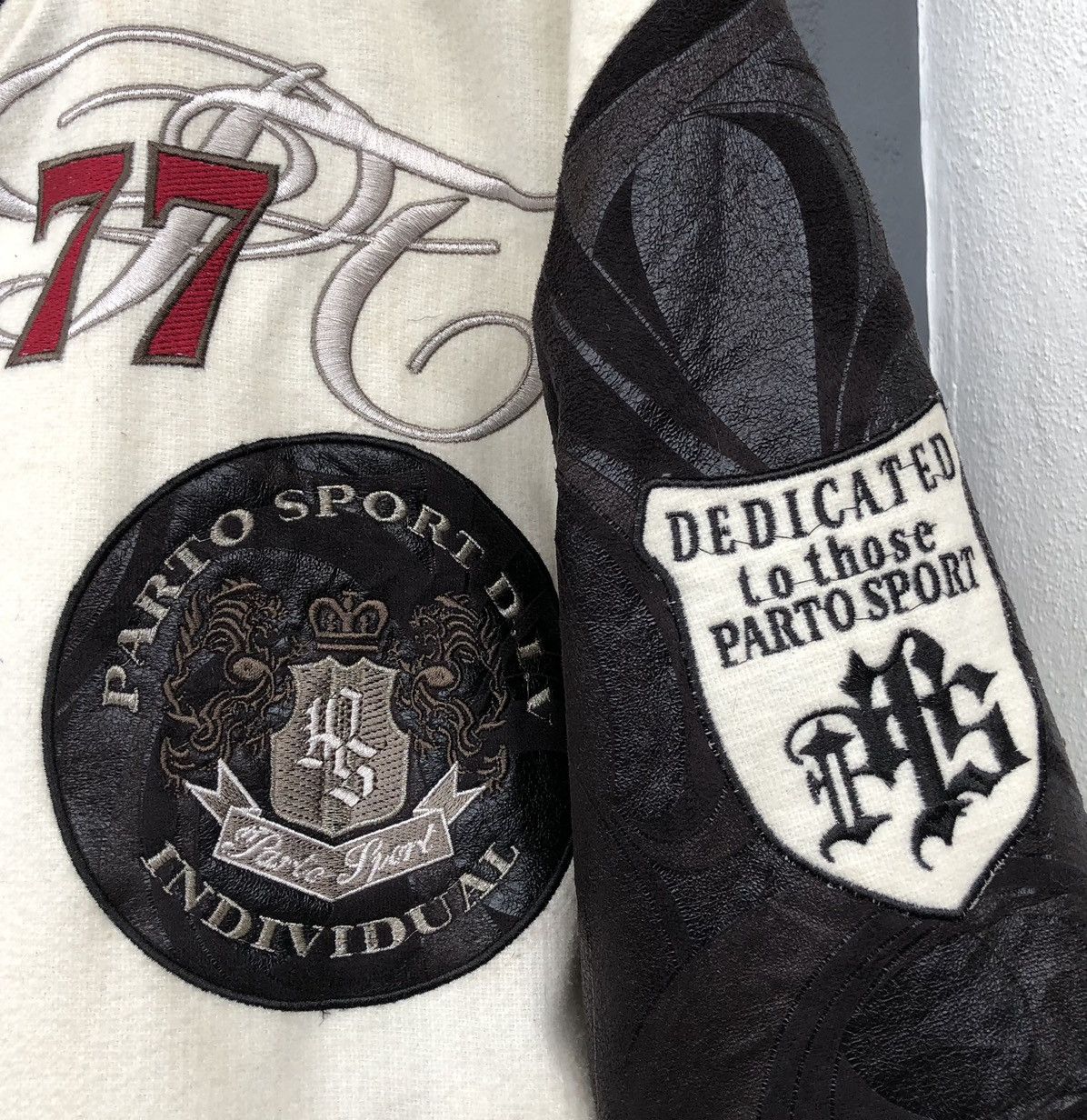 Japanese Brand Parto II Individual Sport 77 Patches Embroidery Logo Jacket Size US L / EU 52-54 / 3 - 8 Thumbnail